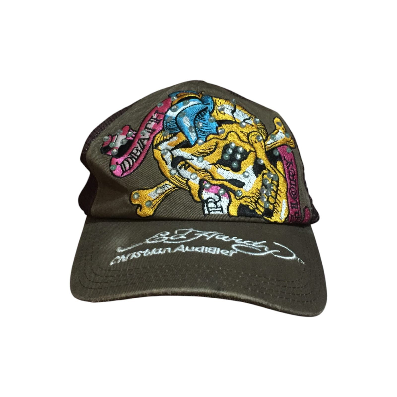 Ed Hardy Ed Hardy Death Glory Trucker Hat Size ONE SIZE - 1 Thumbnail