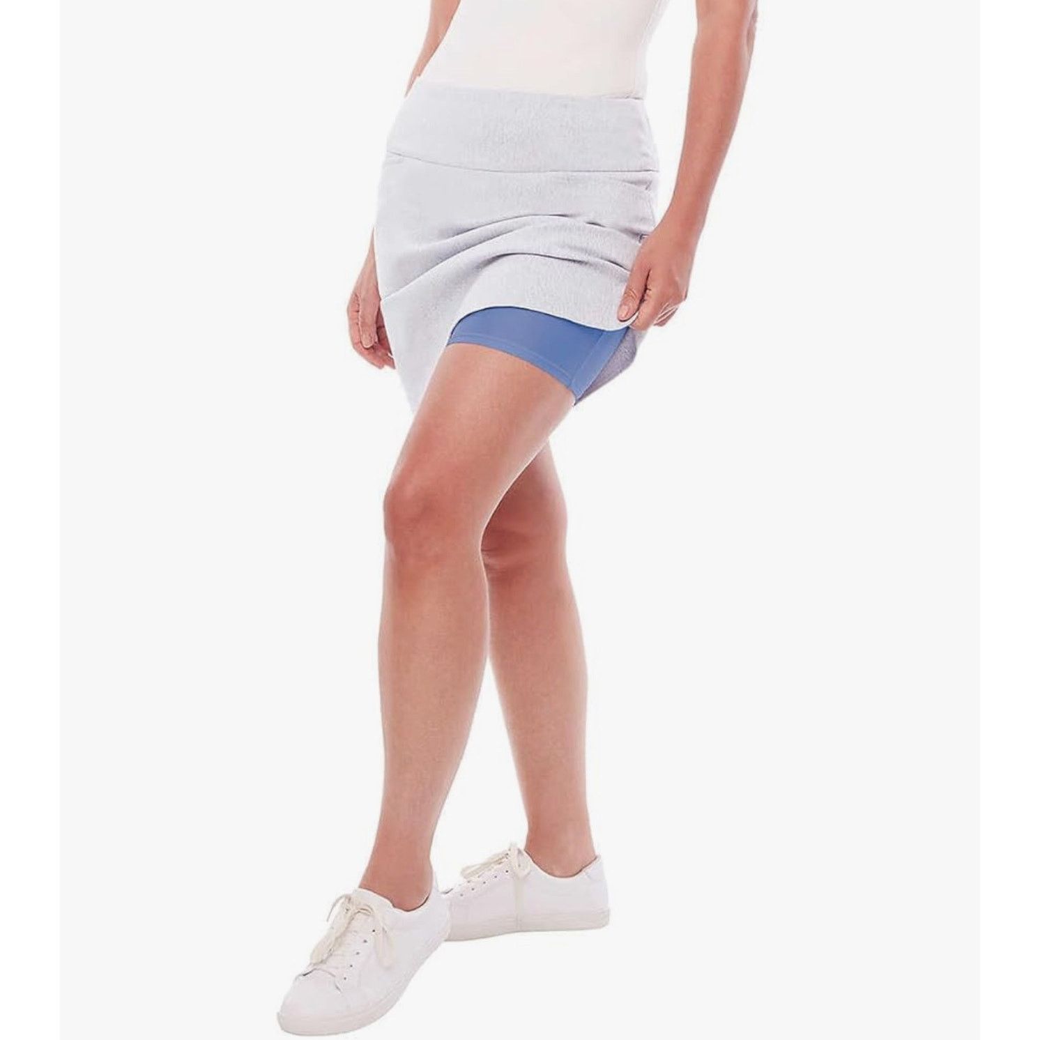 Other S.C. & CO. Ladies' Tummy Control Skort Light Blue Size XS Size 24" / US 00 / IT 34 - 6 Thumbnail
