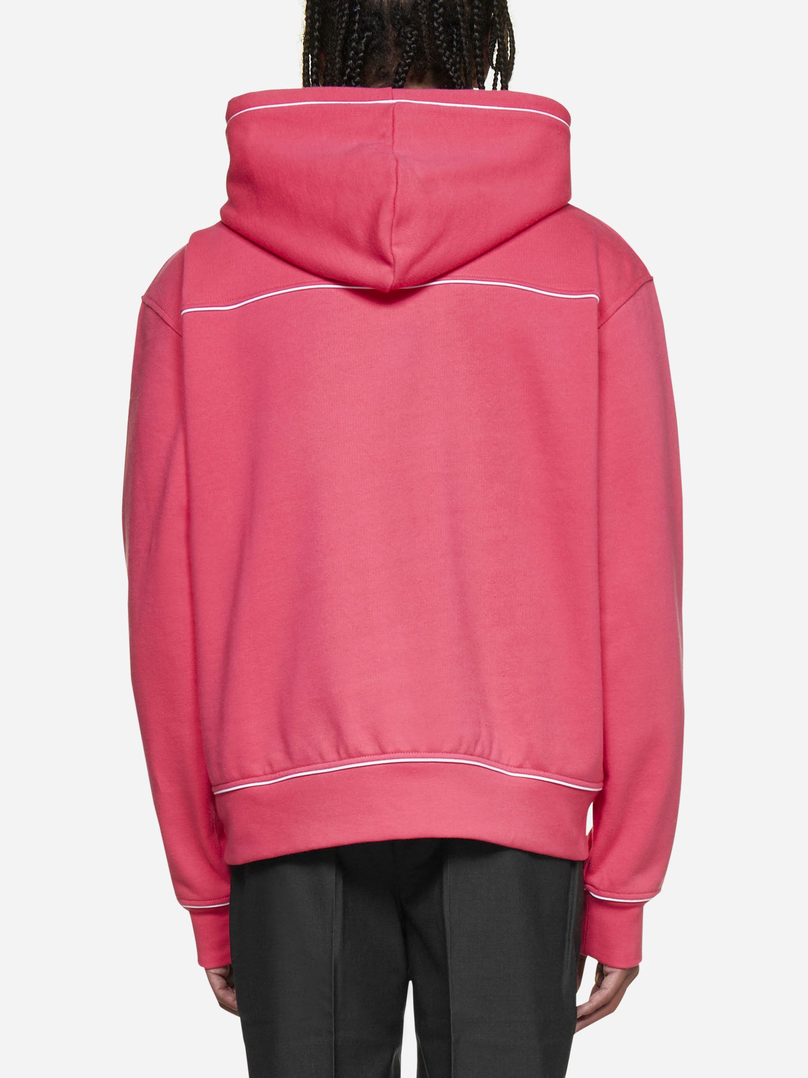 Jacquemus Pink Le Sweatshirt Vague Wave Logo Hoodie Size US XS / EU 42 / 0 - 3 Thumbnail