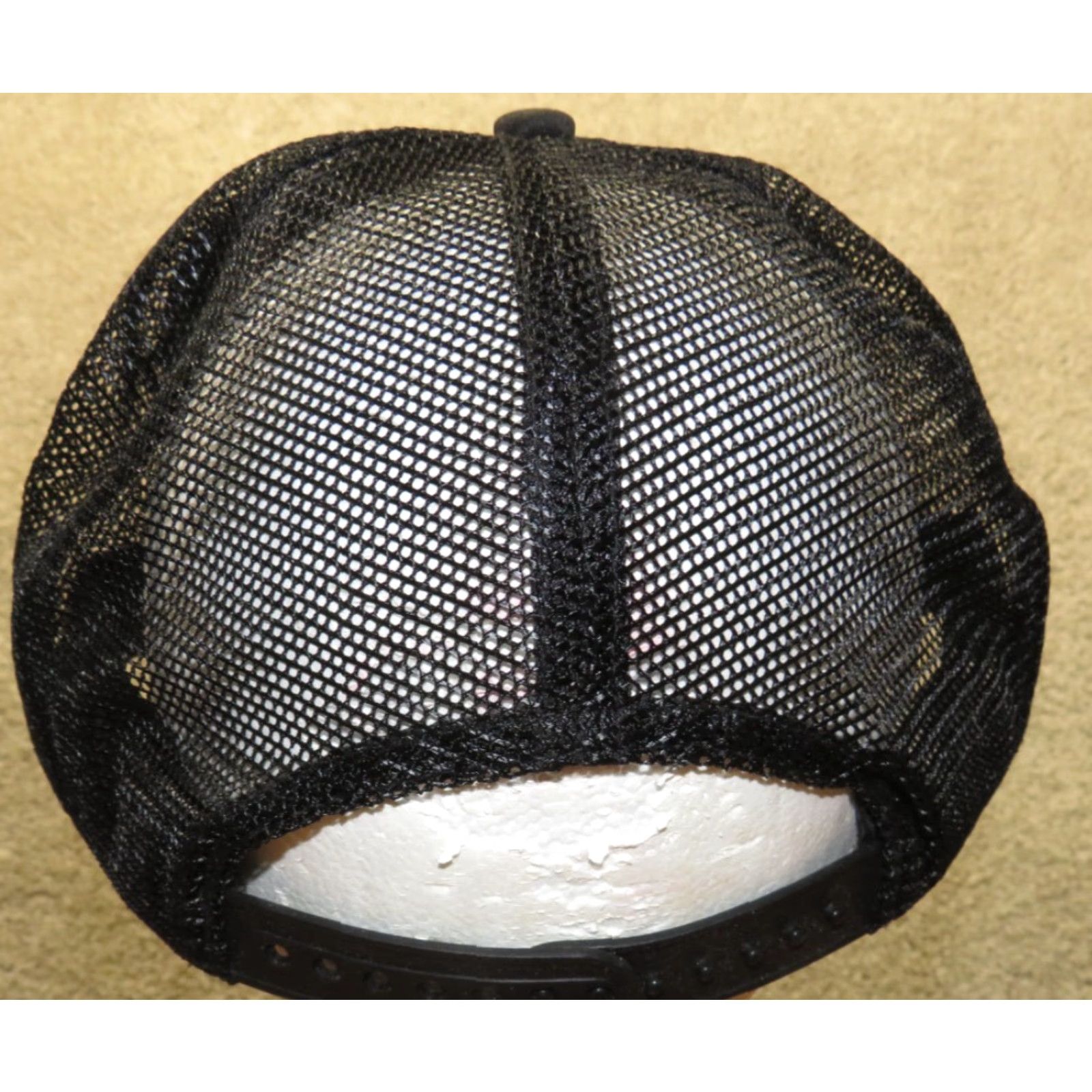 Logo 7 VTG Hawaii Hang Loose Hand Logo symbol Black Trucker adjustable hat Size ONE SIZE - 4 Thumbnail