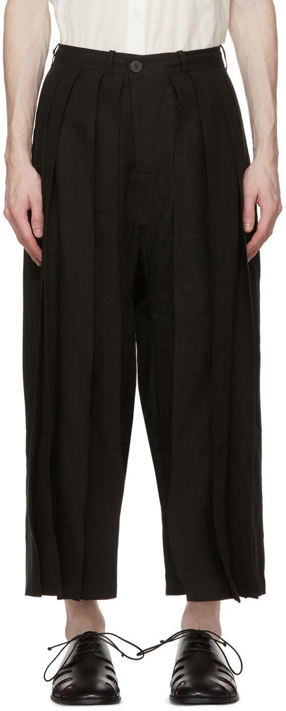 Jan Jan Van Essche Jan Jan Van Essche #74 Anthracite Hakama Trouser Size US 36 / EU 52 - 11 Thumbnail