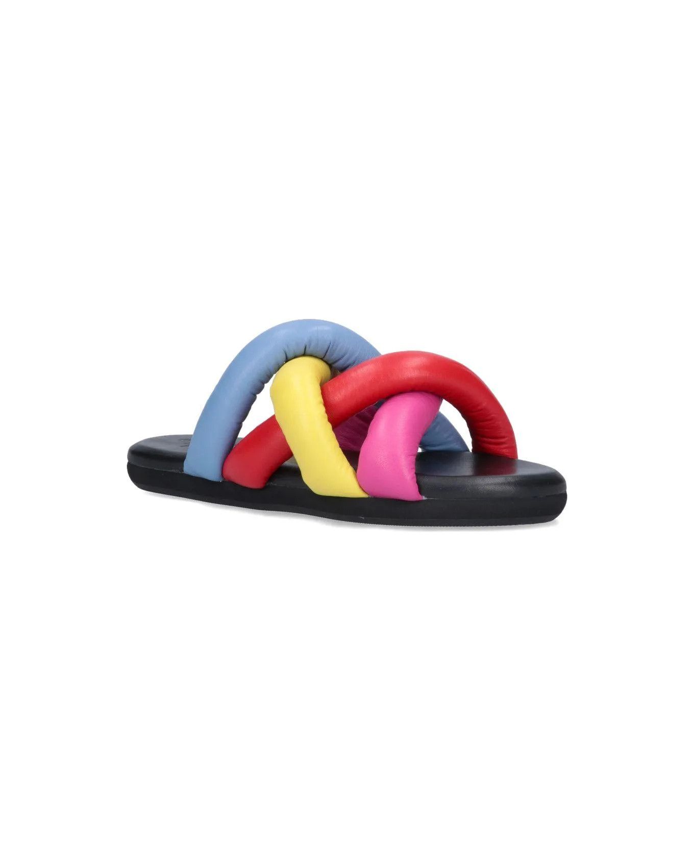Moncler o1y1125 Slippers in Multicolor Size US 7 / IT 37 - 2 Thumbnail
