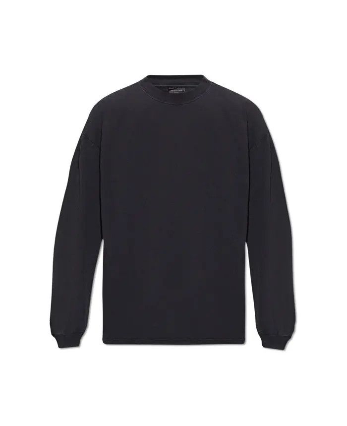 Balenciaga o1bcso1str0426 Stretched Out T-Shirt in Faded Black Size US XL / EU 56 / 4 - 1 Thumbnail