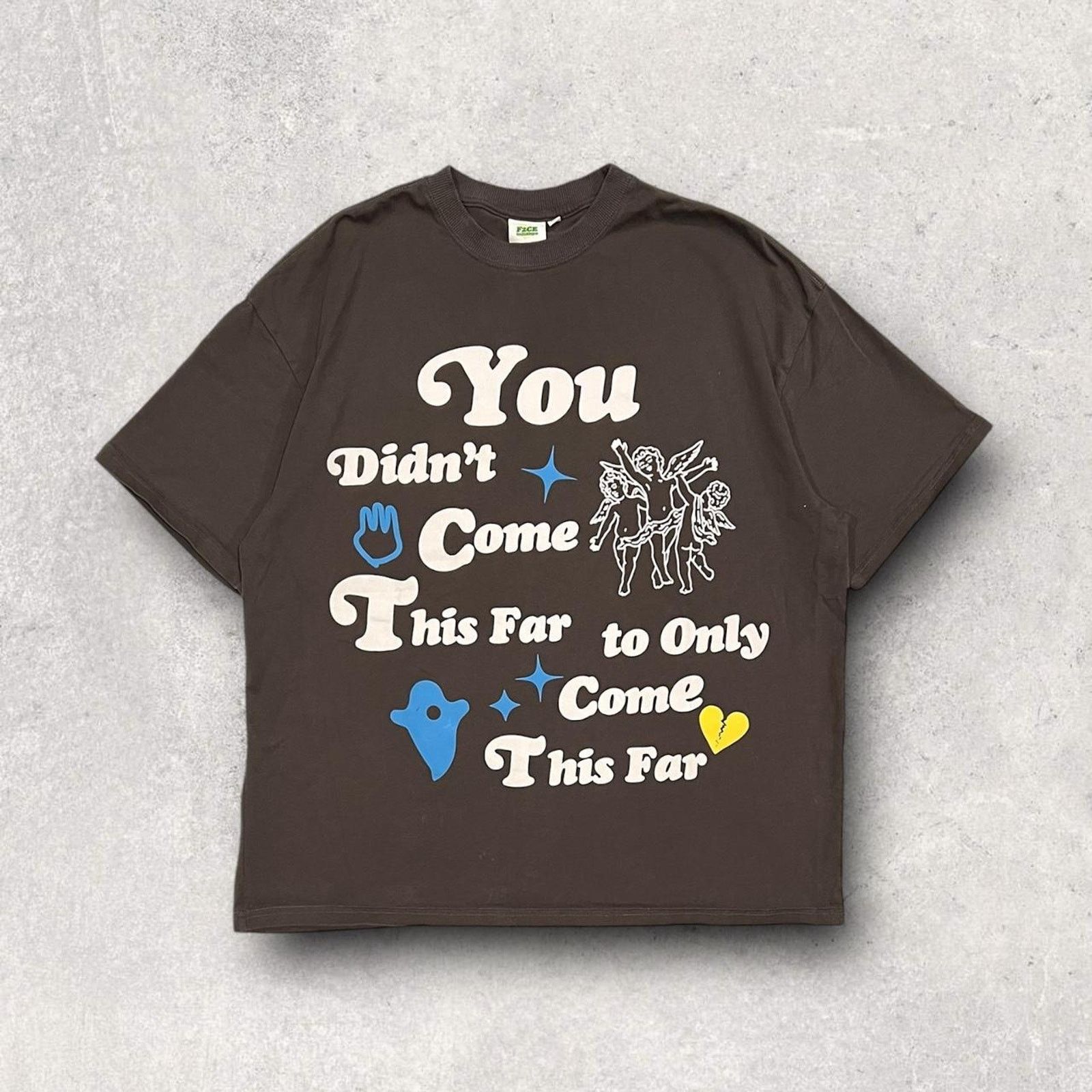 Other F2CE “You Didn’t Come This Far” Text Print Shirt Size US L / EU 52-54 / 3 - 1 Thumbnail