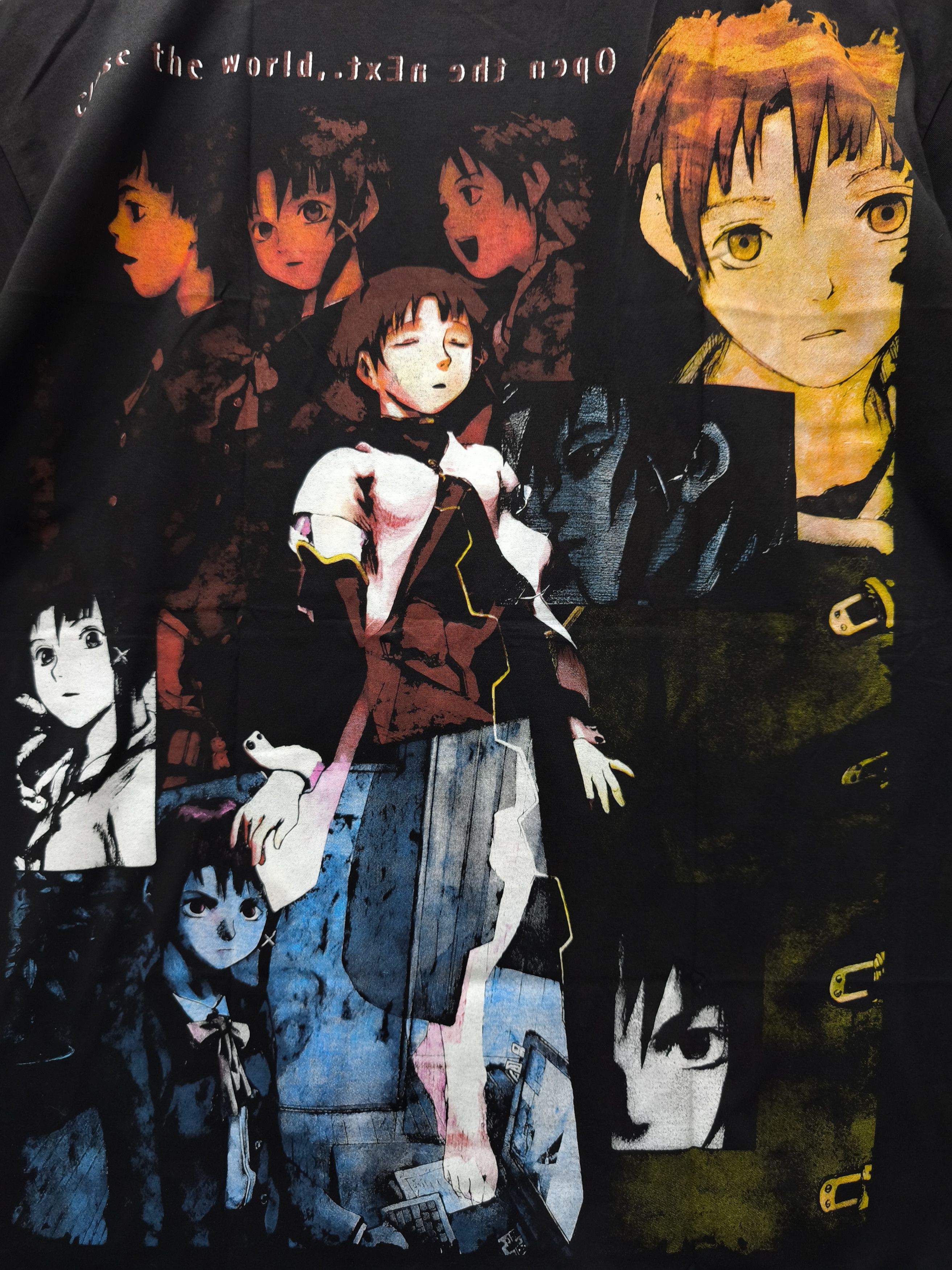 Anime Serial Experiments Lain V3 T-shirt Size US XL / EU 56 / 4 - 9 Thumbnail
