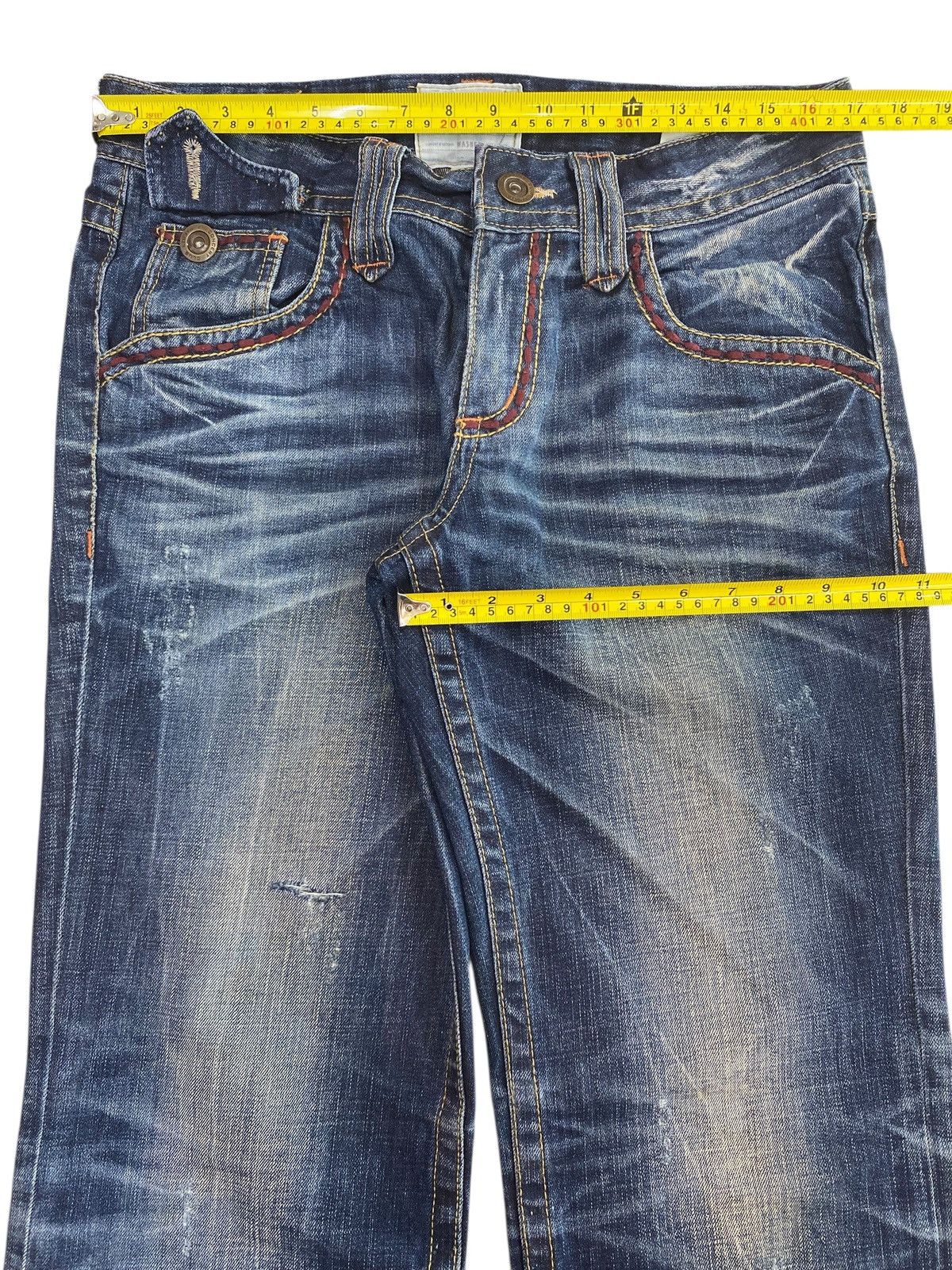 Other Lolita Club By Concert Blue Wash Style Whiskers Jeans Size US 34 / EU 50 - 5 Thumbnail