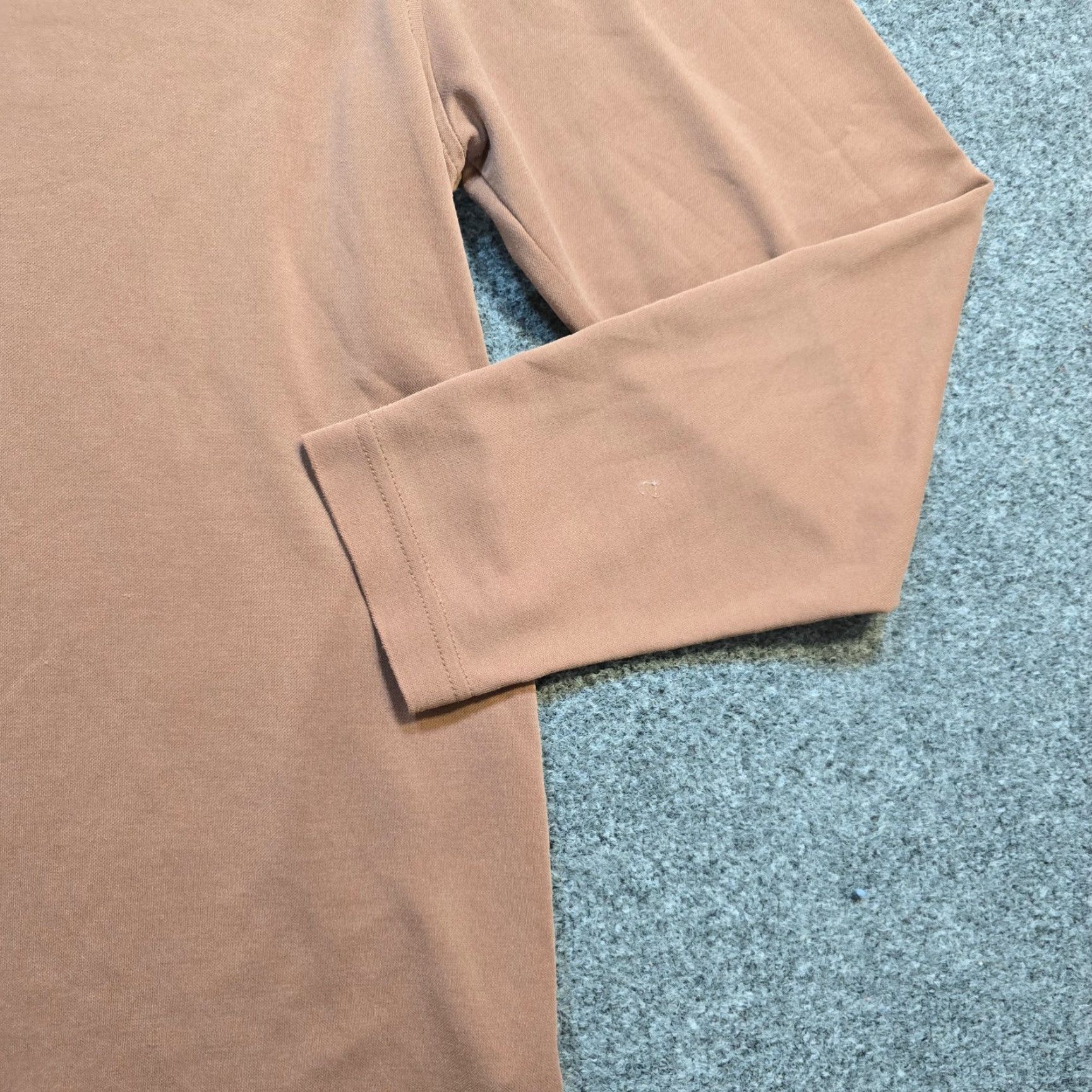 BUGATCHI Bugatchi Uomo Shirt Men XL Brown Tan Polo Long Sleeve Career Casual Capsule Size US XL / EU 56 / 4 - 7 Thumbnail