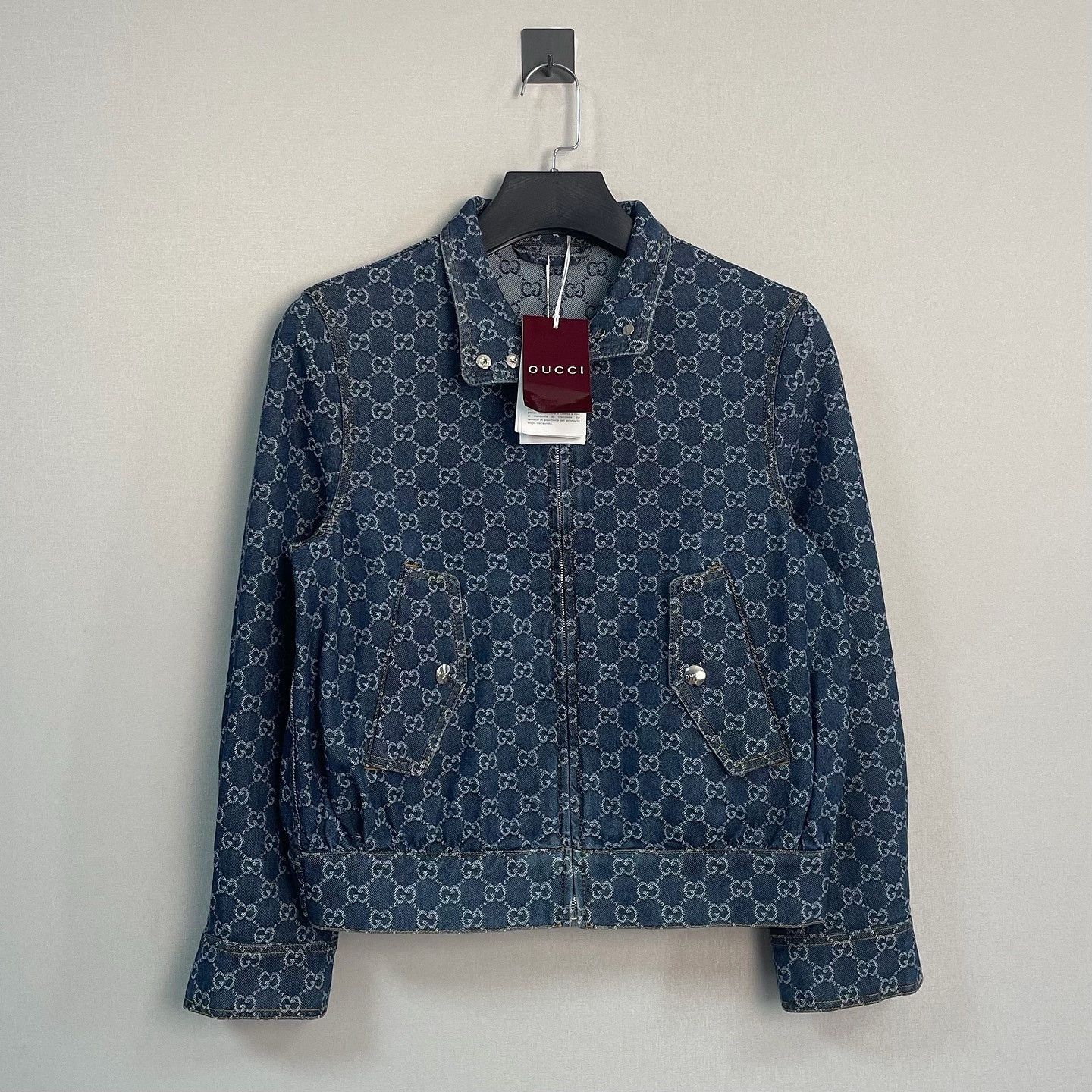 Gucci Gucci Monogram Denim Jacket Size 42 Size M / US 6-8 / IT 42-44 - 1 Thumbnail