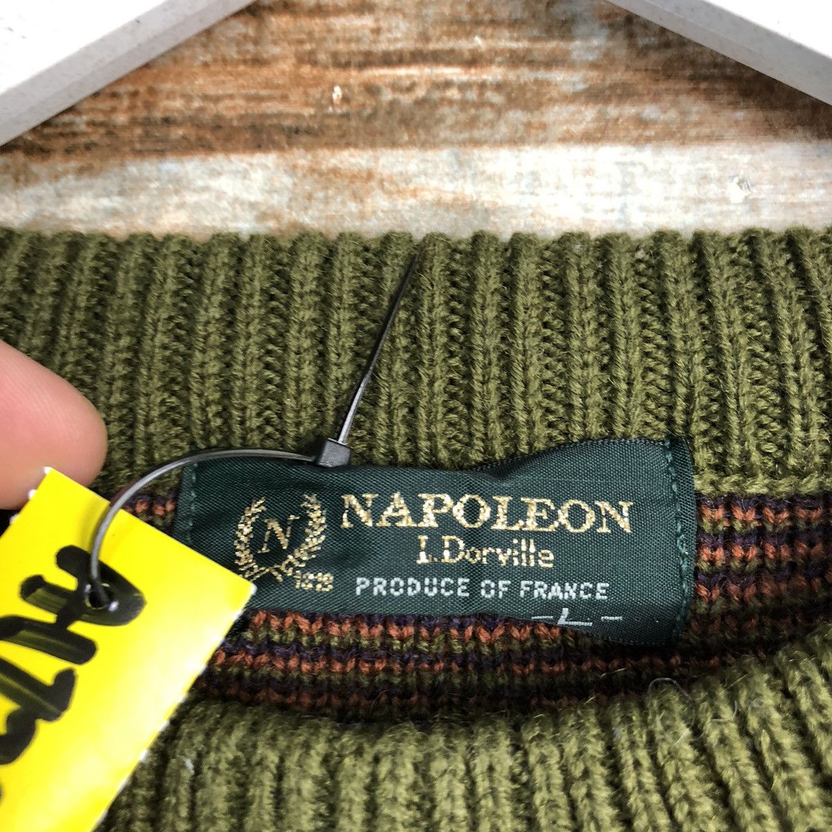Homespun Knitwear × Japanese Brand × Vintage Napo Leon vintage art Brown Knitwear #A1720 Size US M / EU 48-50 / 2 - 10 Thumbnail