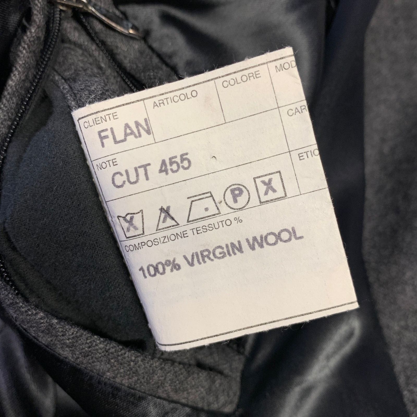 Other MARIO VALENTE Size 36 Grey Wool Hidden Placket Coat Size US S / EU 44-46 / 1 - 6 Thumbnail