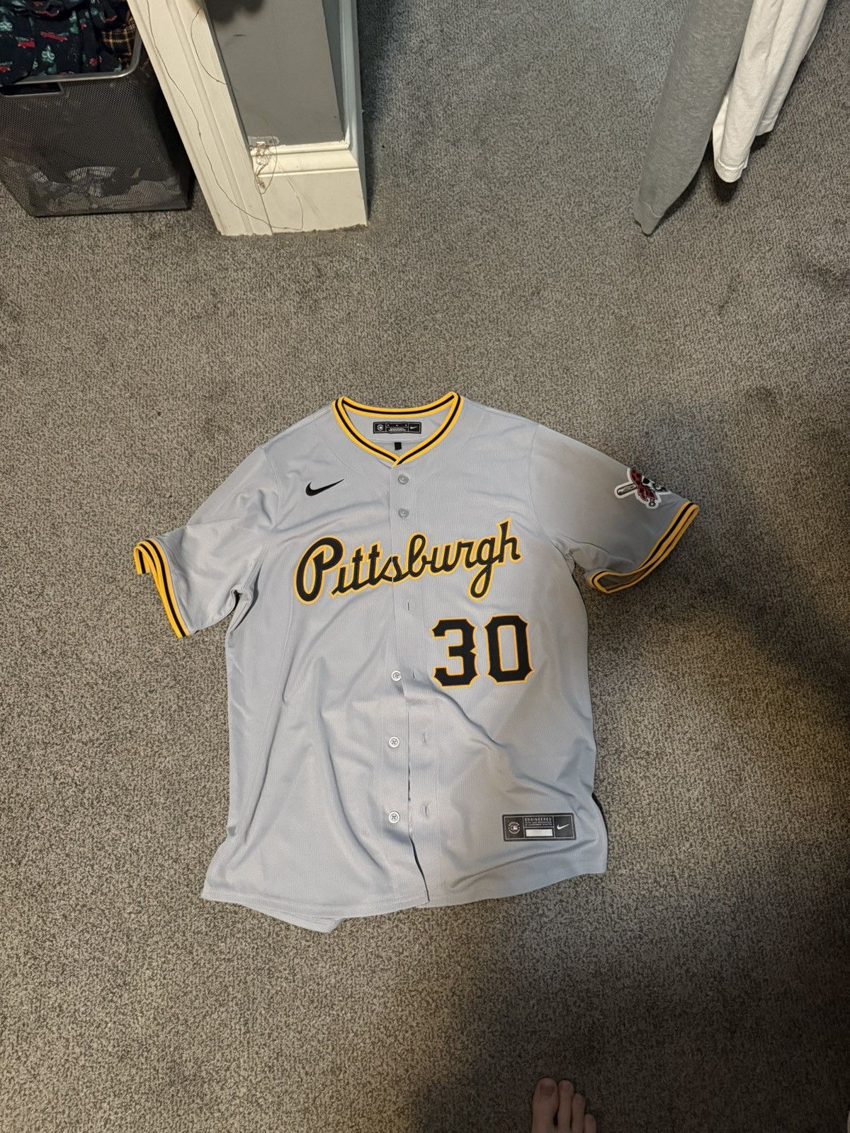 Nike Paul Skenes Pittsburgh Pirates Nike Road Limited Player Size US M / EU 48-50 / 2 - 1 Thumbnail