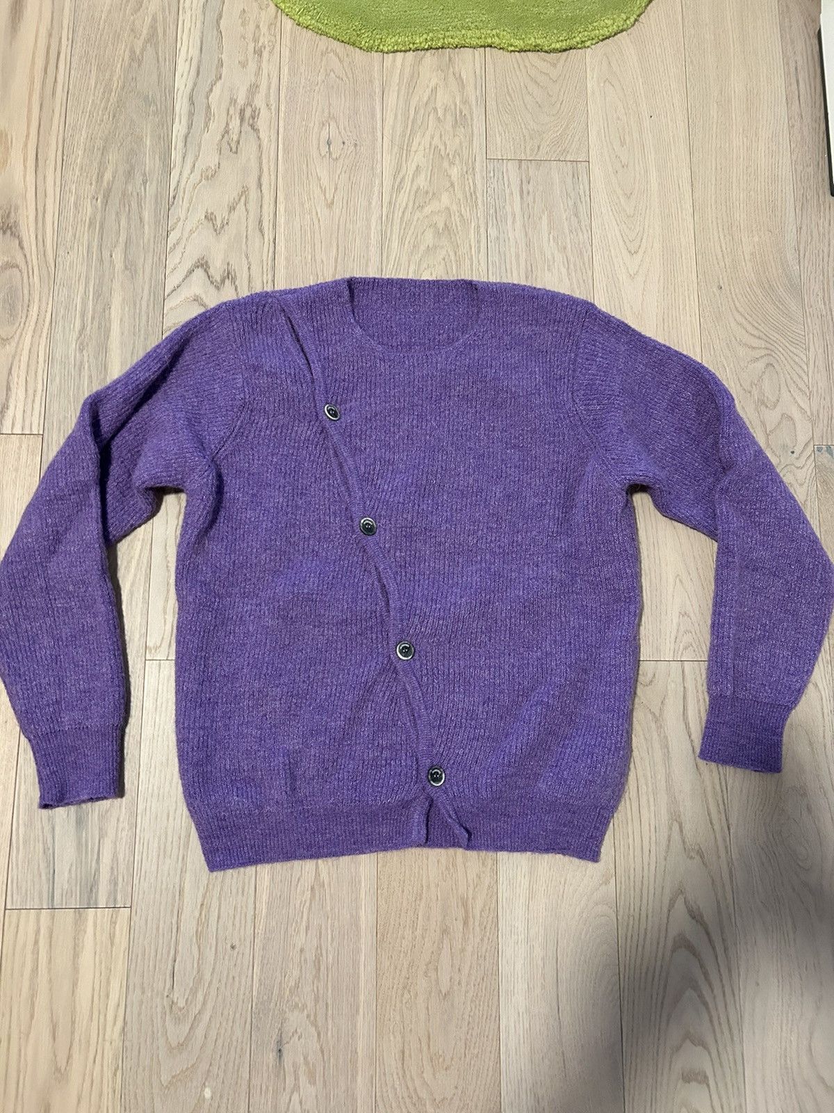 image of Jacquemus Purple La Papier Cardigan, Men's (Size XS)