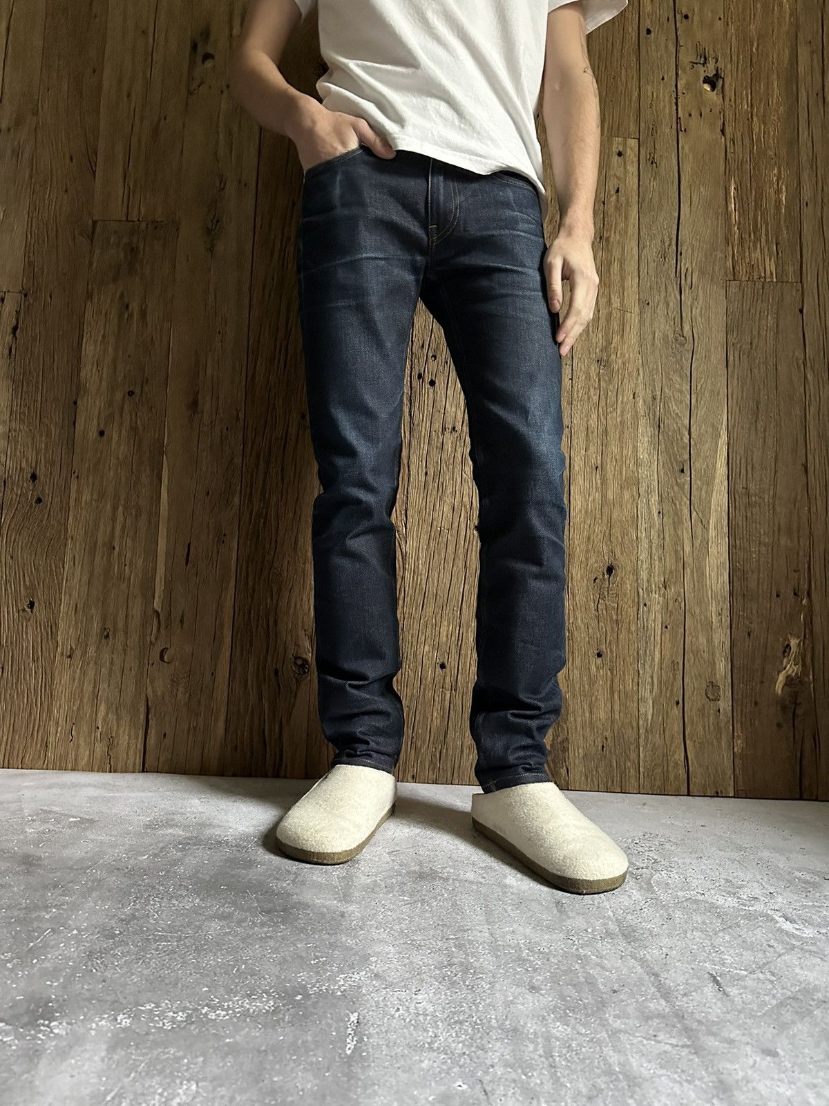 Acne Studios Ace Stretch Raw Jeans Pants