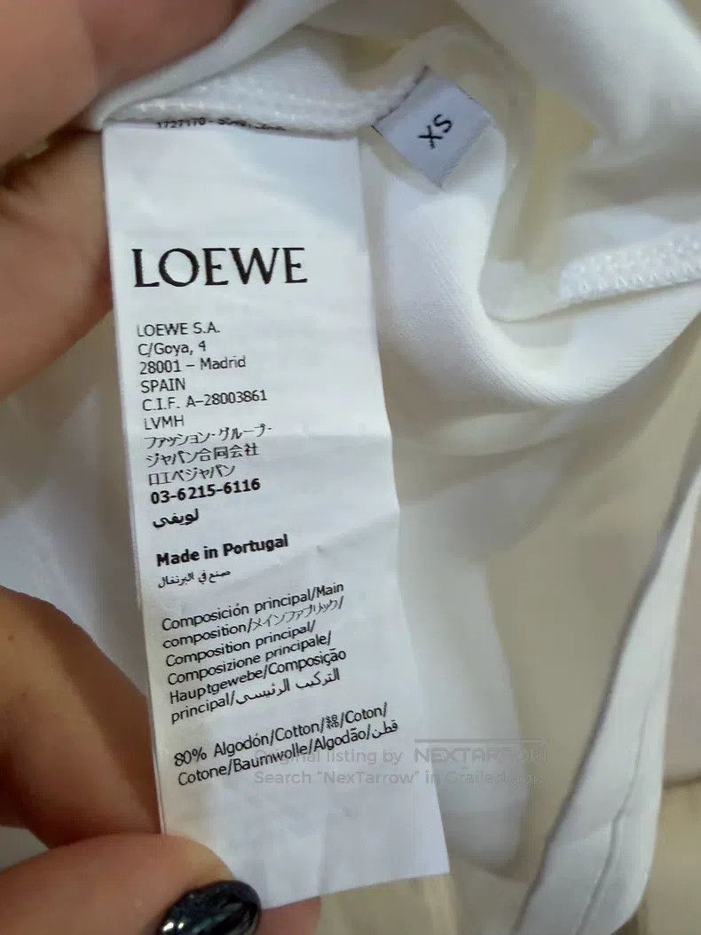 Loewe Loewe 2025 Spring/Summer Series Mozart Print T-Shirt Size XS / US 0-2 / IT 36-38 - 4 Thumbnail