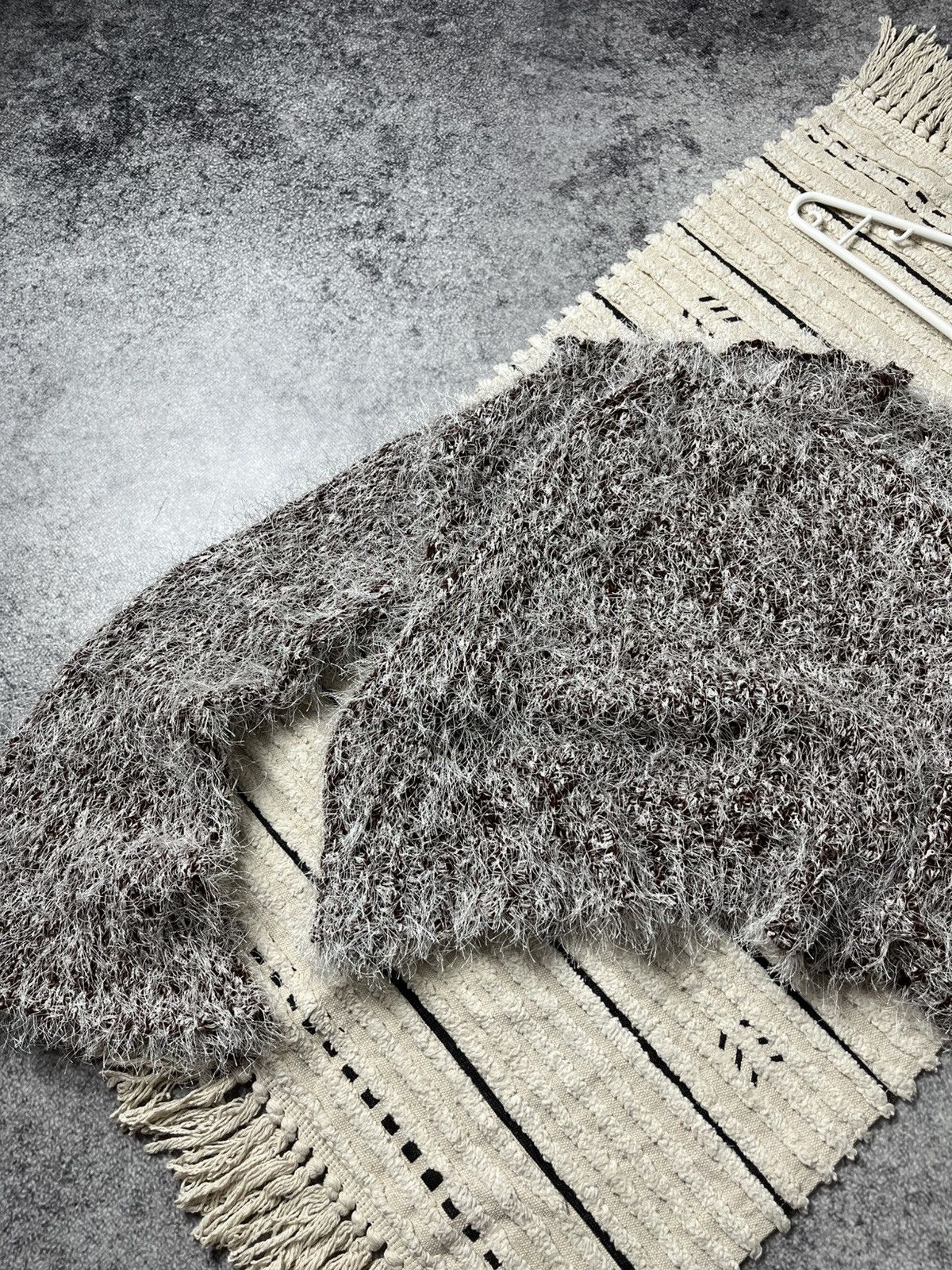 Hysteric Glamour 🔥00'S RICK OWENS VIBE FAUX FUR MOHAIR CROPPED SWEATER 00'S Size US S / EU 44-46 / 1 - 5 Thumbnail