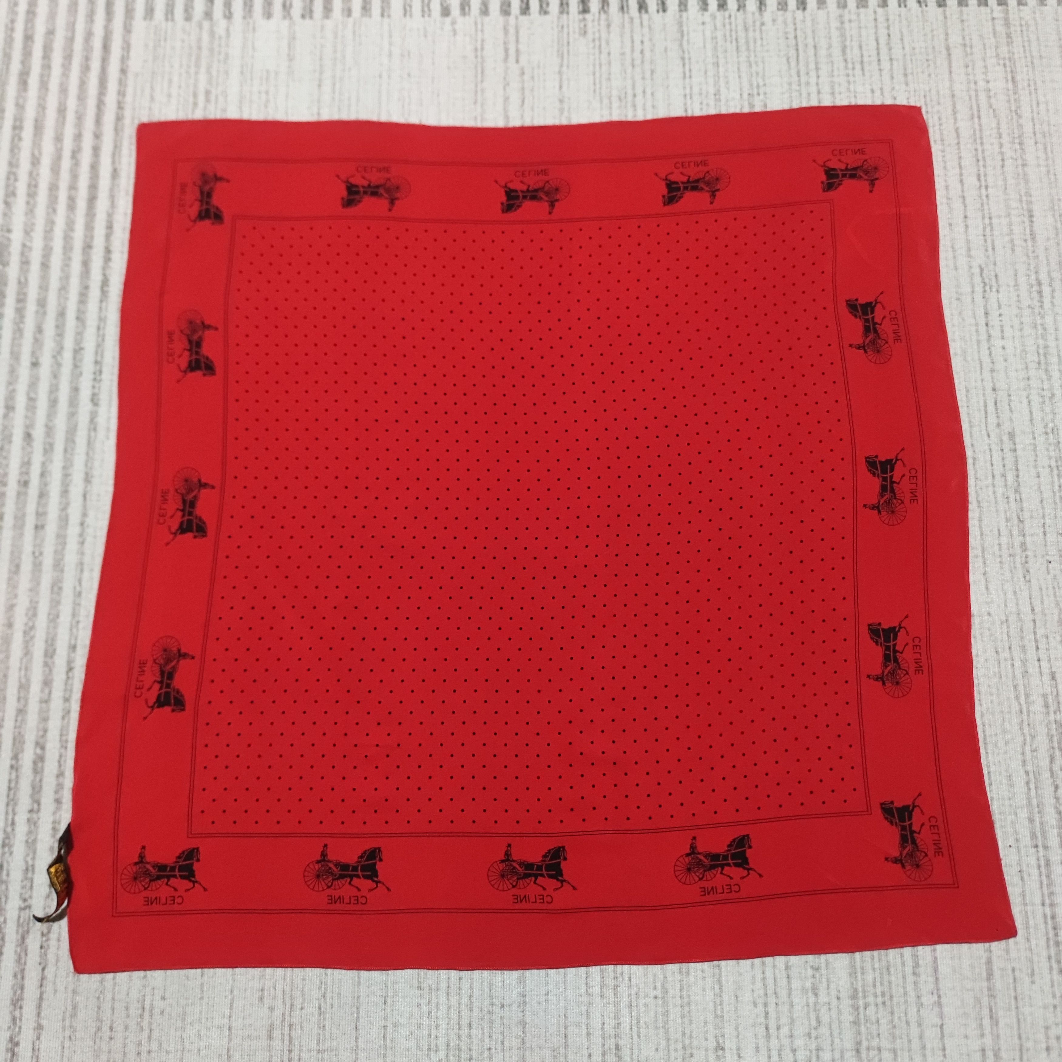 Celine CELINE SILK HANDKERCHIEF/TWILLY MADE IN ITALY Size ONE SIZE - 6 Thumbnail