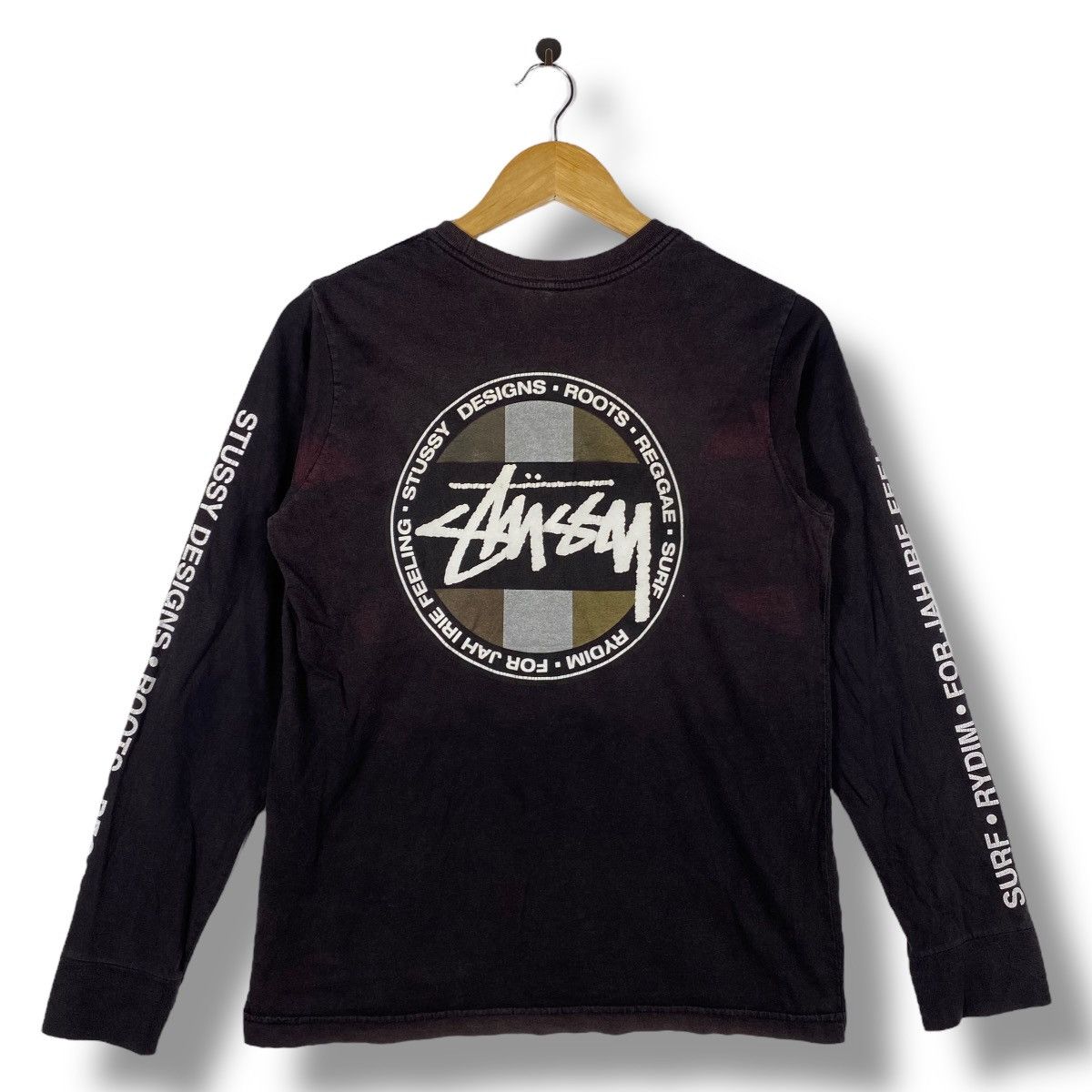 Stussy STUSSY DESIGNS Roots Reggae Graphic Long Sleeve Tee Shirt Size US S / EU 44-46 / 1 - 1 Thumbnail