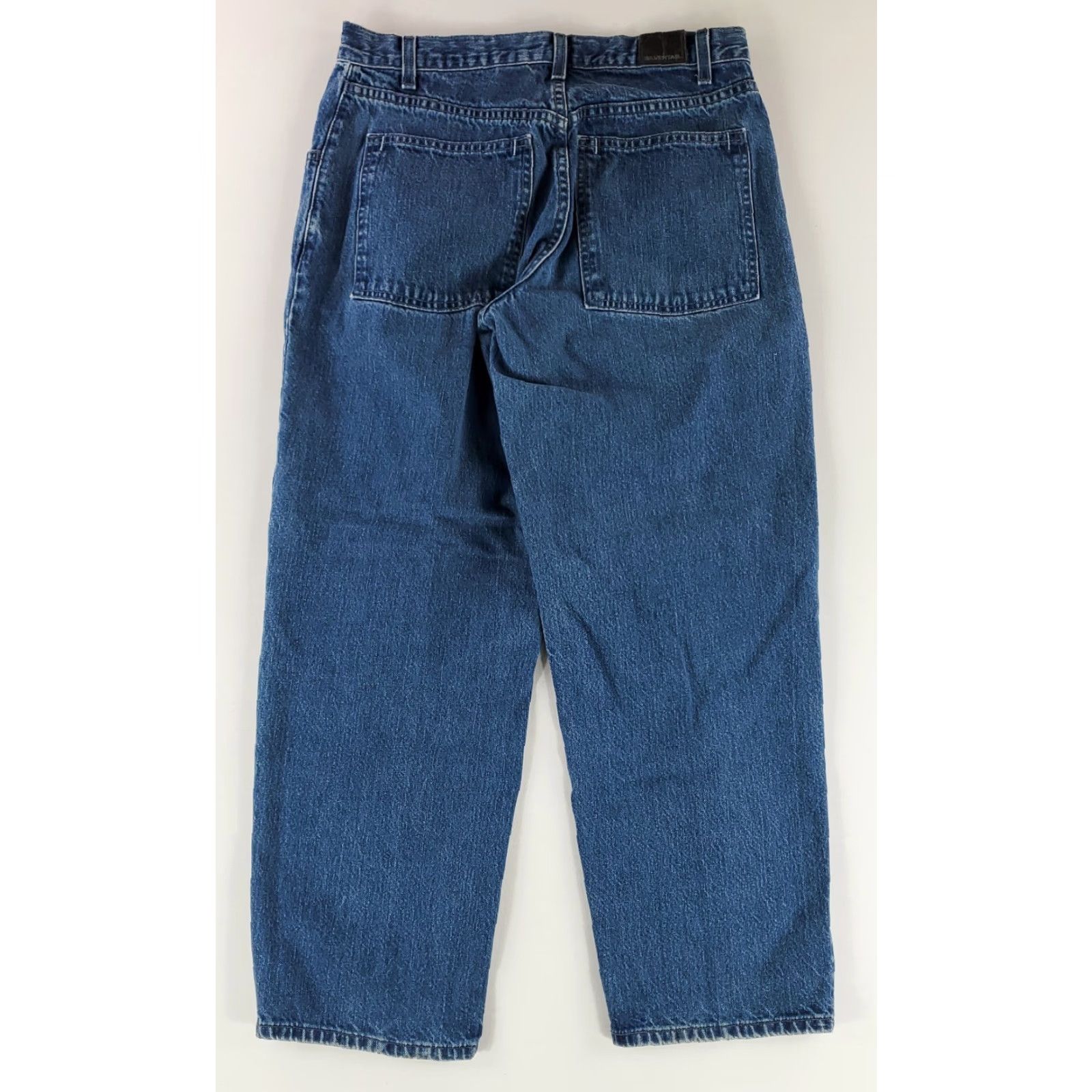 Levi's VINTAGE Levi's Silvertab VTG Y2K Baggy Blue Jeans Jeans Mens 32x30 32x29.5 Actual Wide-Leg Mens Size US 32 / EU 48 - 5 Thumbnail