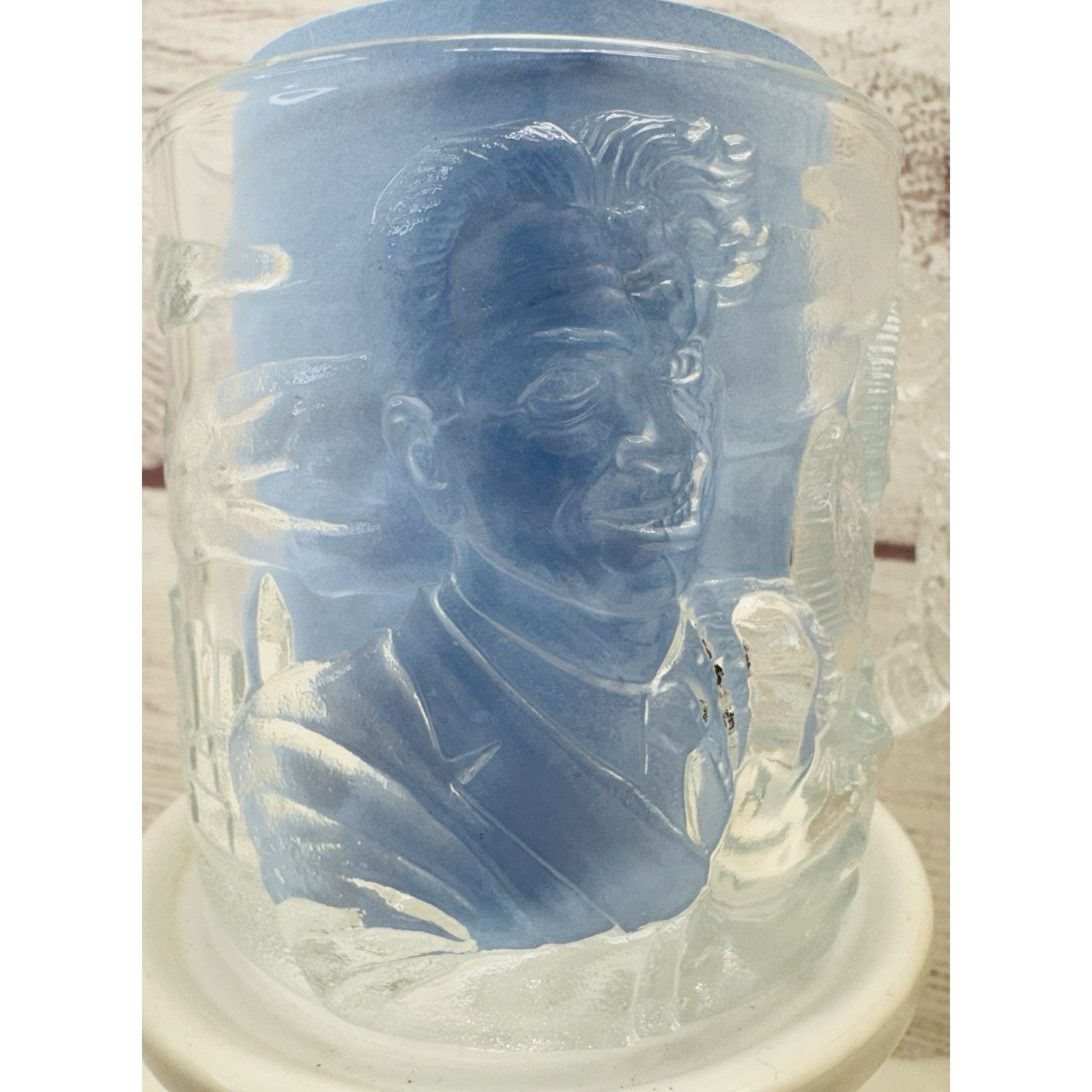 DC Comics McDonalds Batman Forever "2 FACE, TWO FACE" Vintage Glass Co Size ONE SIZE - 13 Thumbnail