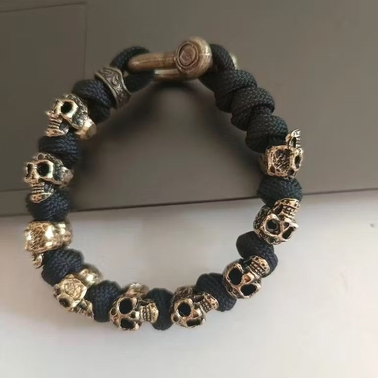 Jewelry × Vintage Adjustable Gothic Skull Bracelets Size ONE SIZE - 3 Thumbnail