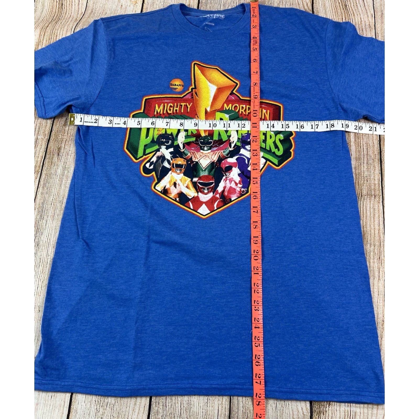 Vintage Mighty Morphin Power Rangers Blue T Shirt Medium Mens We Love Fine Movie 90s Classic Shirt Size US M / EU 48-50 / 2 - 2 Thumbnail