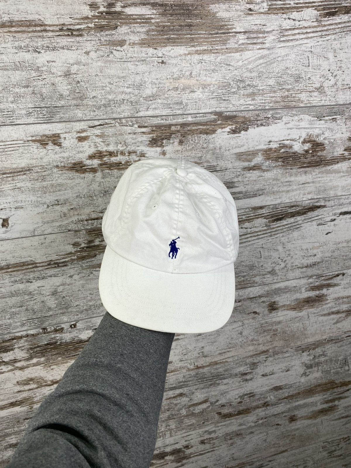 Polo Ralph Lauren × Vintage Mens Vintage Polo Ralph Lauren cap white logo luxury rugby Size ONE SIZE - 1 Thumbnail