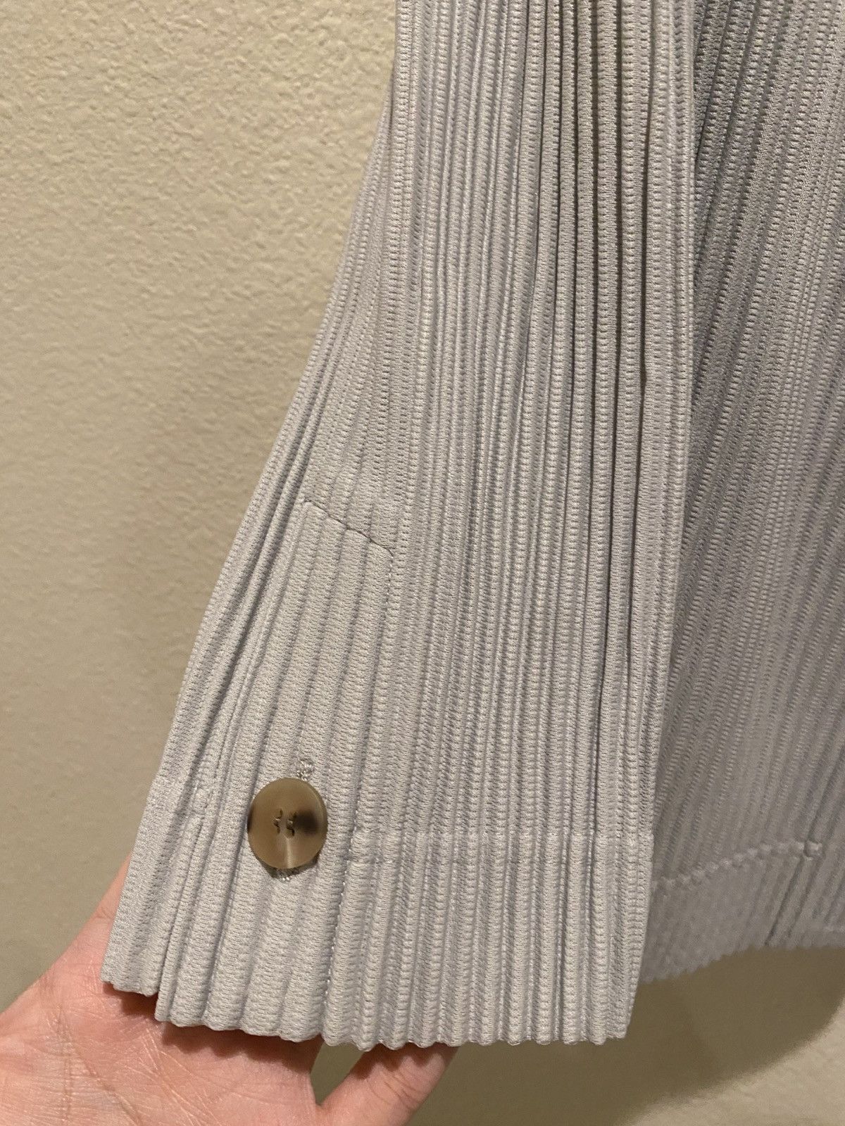 Homme Plisse Issey Miyake Homme Plisse 2-piece blazer grey (blazer sz 2 + pants sz 1) Size 38S - 4 Thumbnail