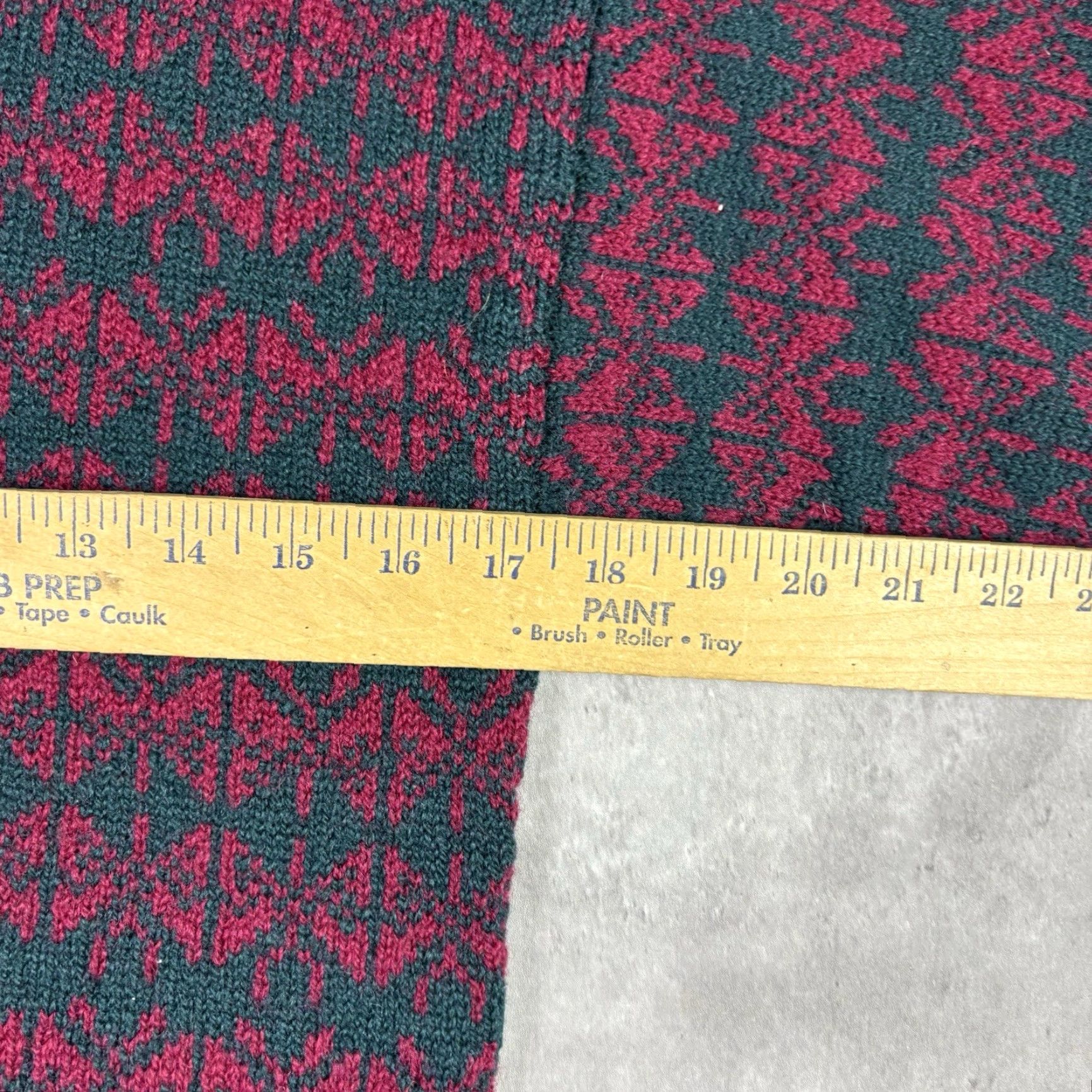 Vintage VINTAGE Women’s Sweater Knit Striped Pattern Red 1990s Adult Small Pullover Size S / US 4 / IT 40 - 3 Thumbnail