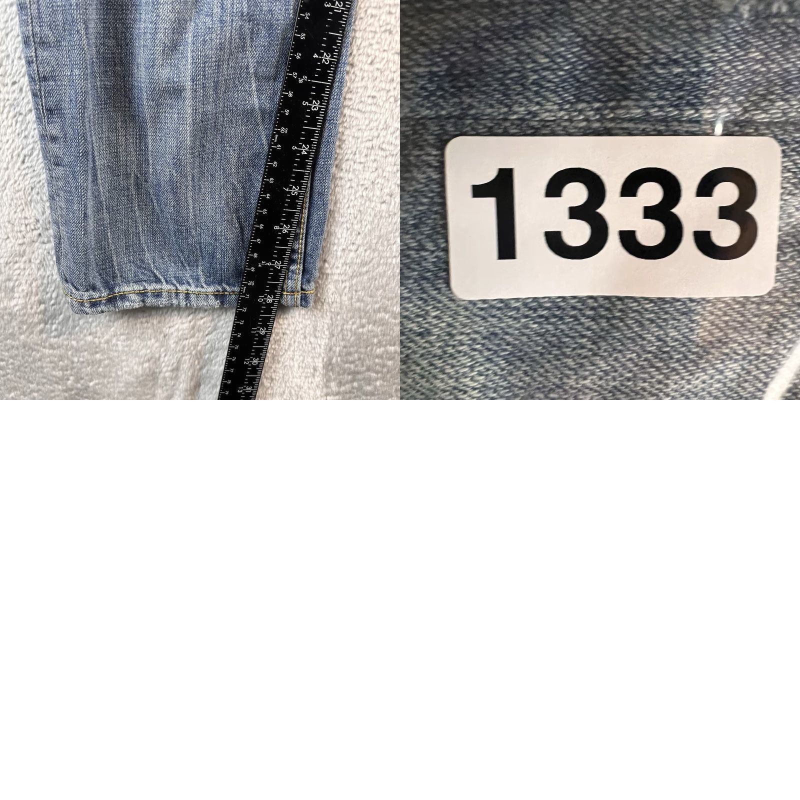 American Eagle Outfitters VINTAGE American Eagle Jeans Slim Straight Distressed Blue 30x30 Mens 90s Rock USA Grunge Style Jeans Size US 30 / EU 46 - 8 Thumbnail