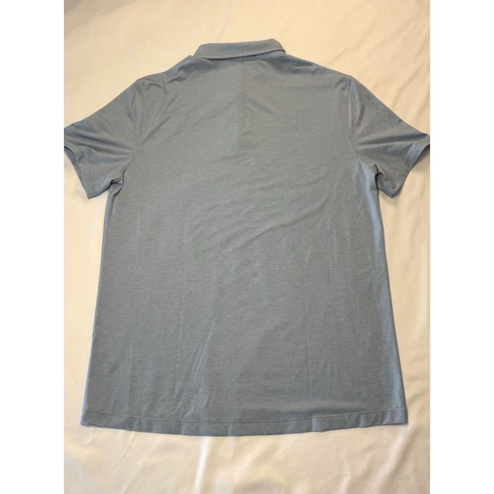 Lululemon Lululemon Evolution Polo Shirt Sleeve Golf Polo Light Blue Size Large Mens Short Sleeve? Size US L / EU 52-54 / 3 - 5 Thumbnail