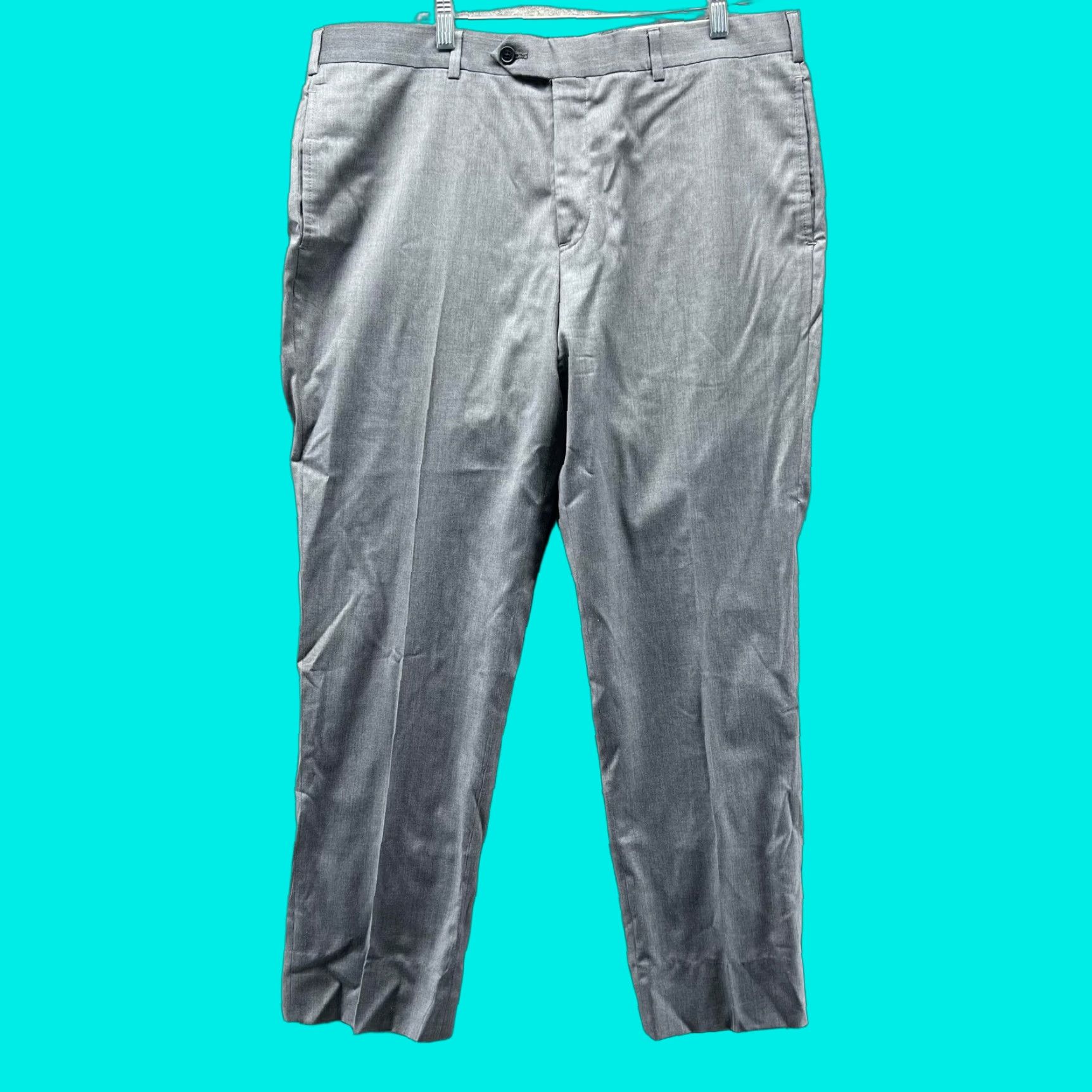 Brooks Brothers Brooks Brothers Pants Mens 38x30 Gray Regent Fit Dress Slacks Wool Blend Dress Pants Flat Front Mens Size US 38 / EU 54 - 1 Thumbnail