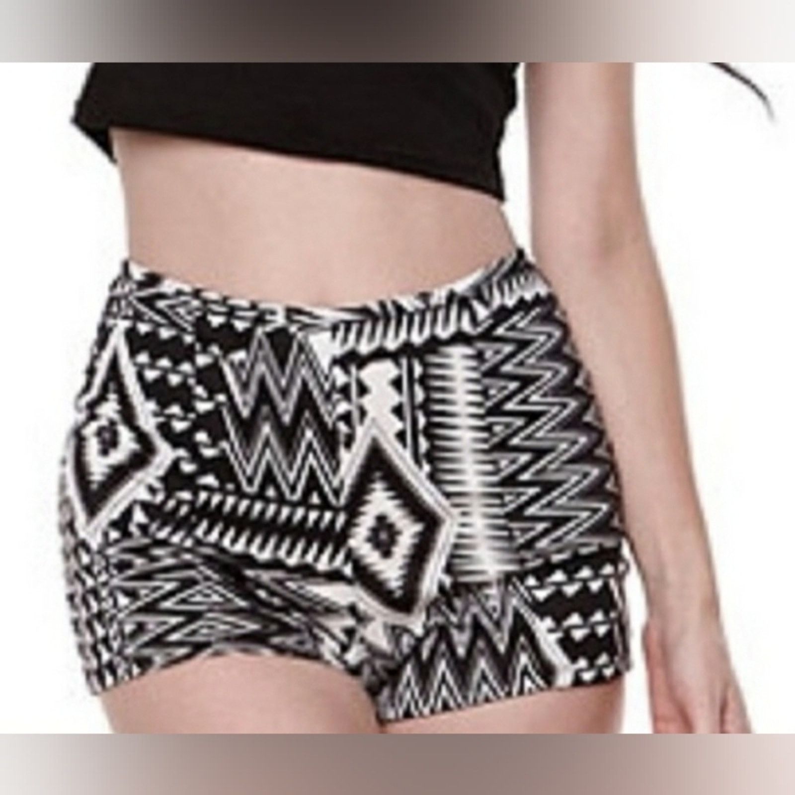 Pacsun Nollie PACSUN Aztec High Rise Shorts Size 30" / US 8 / IT 44 - 1 Thumbnail