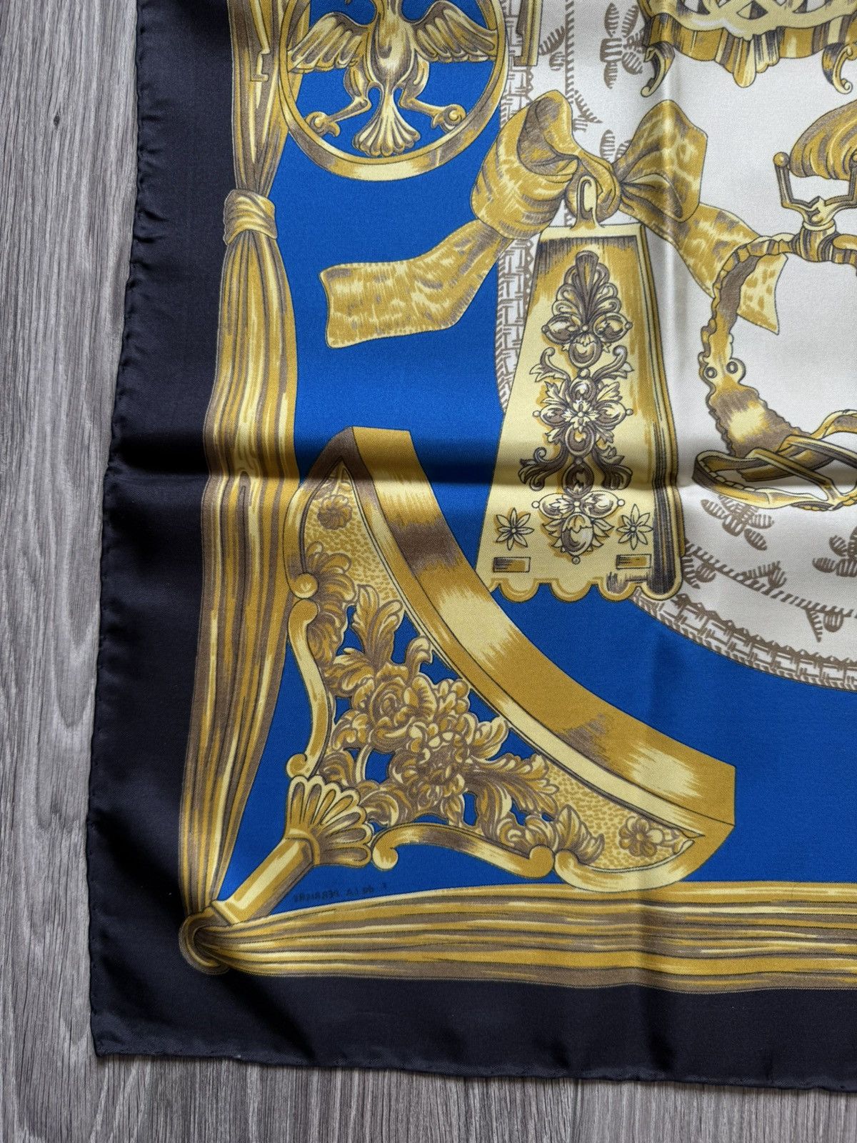 Hermes Hermès Etriers silk scarf by Françoise de la Perrière 1964y Size ONE SIZE - 17 Thumbnail