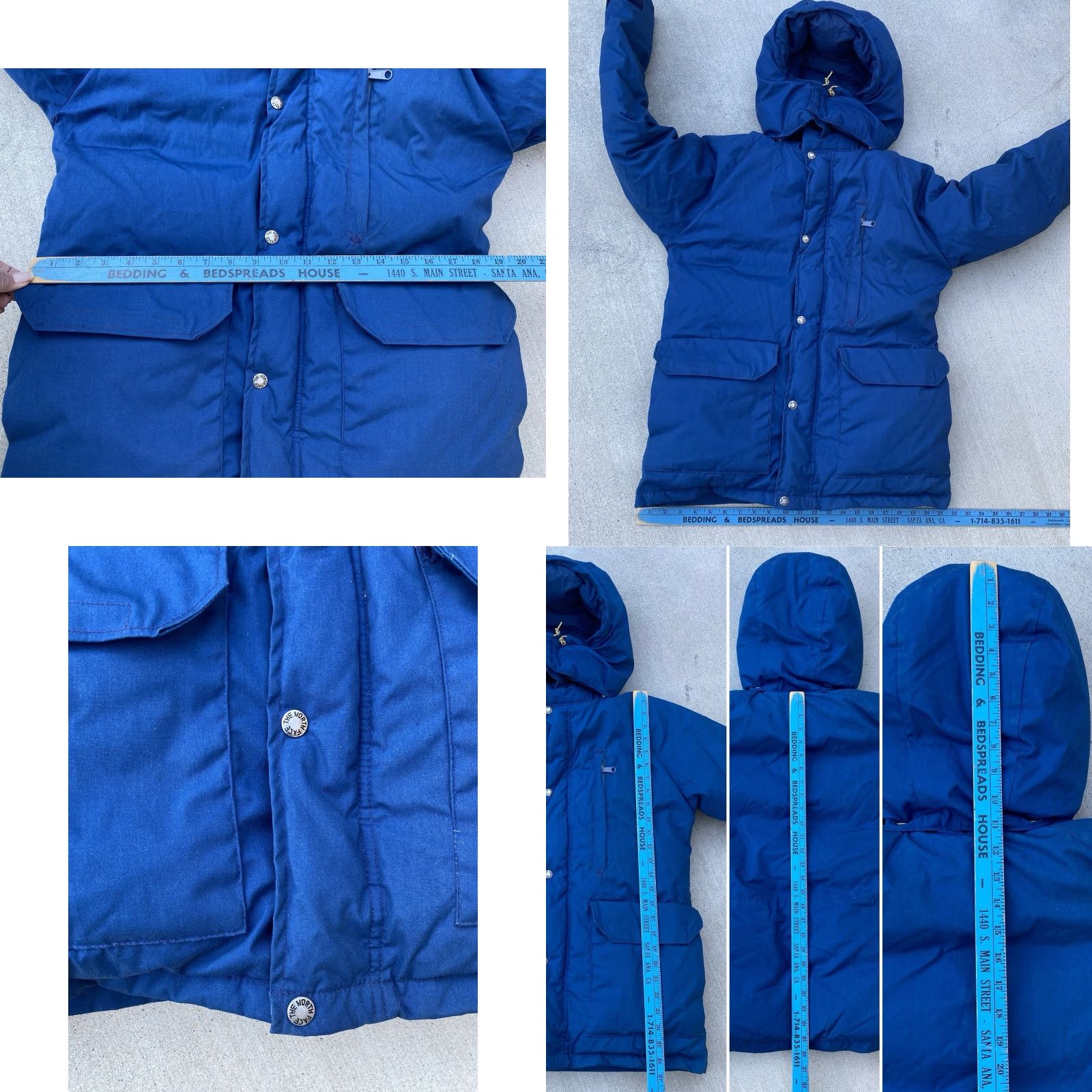 The North Face VINTAGE The North Face Brown Label Down Parka Jacket XS Blue 80s 70s Hooded Mens Size US XS / EU 42 / 0 - 11 Thumbnail