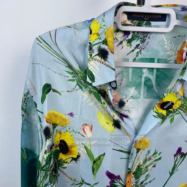Louis Vuitton Louis Vuitton Silk Shirt Size US L / EU 52-54 / 3 - 3 Thumbnail