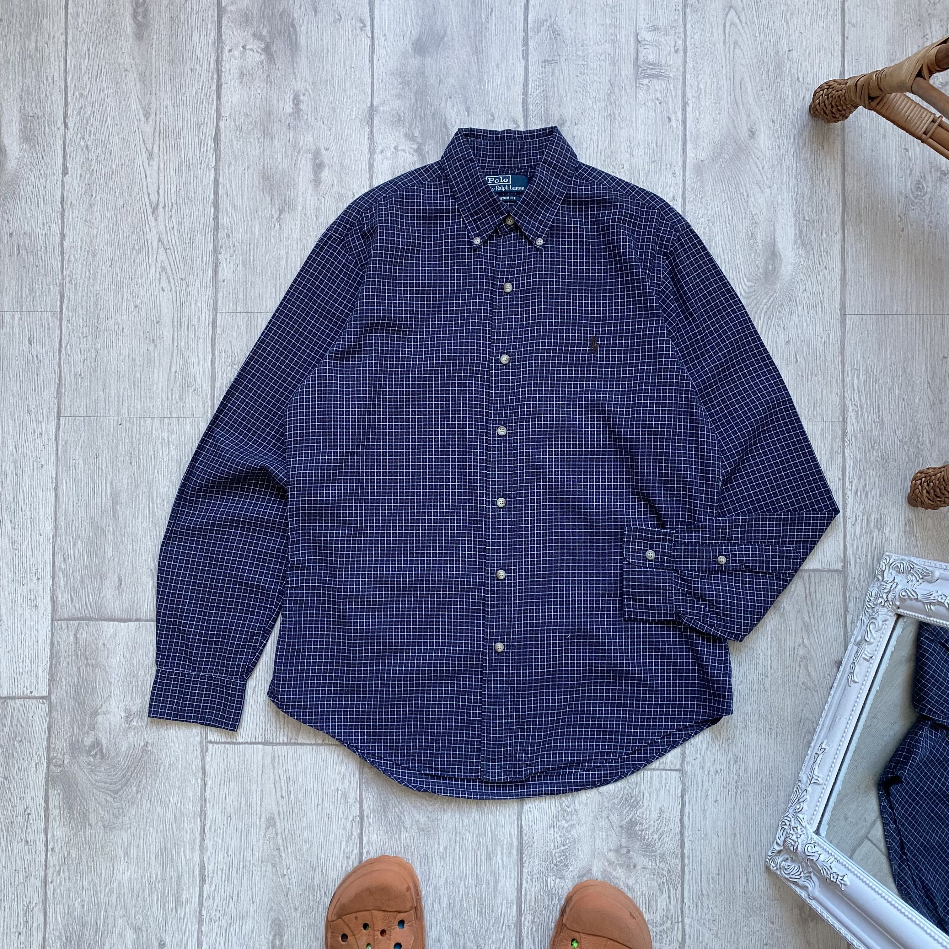 Polo Ralph Lauren 🔥 90s Vintage POLO RALPH LAUREN Shirt Travis Style Plaid Size US M / EU 48-50 / 2 - 8 Thumbnail