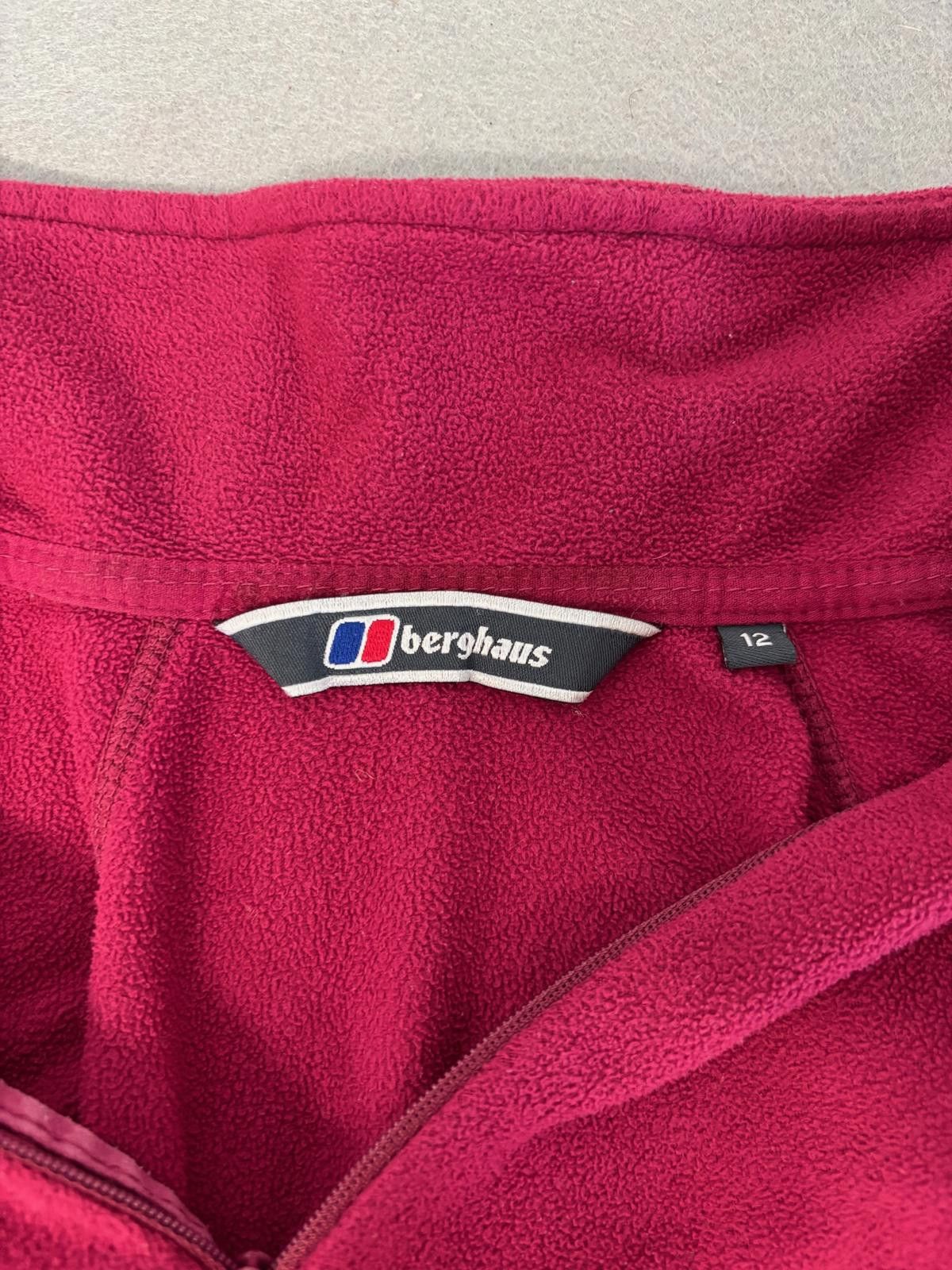 Berghaus Berghaus Burgundy Plain Women's 1/4 Zip Fleece Size 12 Size M / US 6-8 / IT 42-44 - 4 Thumbnail