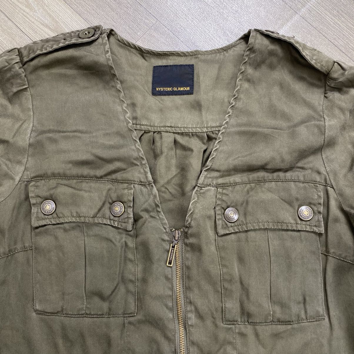 Hysteric Glamour Y2K Vintage Hysteric Glamour Military Sexy Flared Dressed Size M / US 6-8 / IT 42-44 - 4 Thumbnail