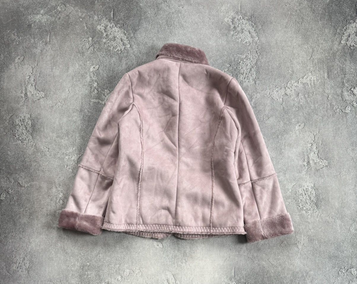Miss Sixty TCM retro vintage fax fur coat linned sherpa jacket Y2K LGB Size S / US 4 / IT 40 - 14 Thumbnail