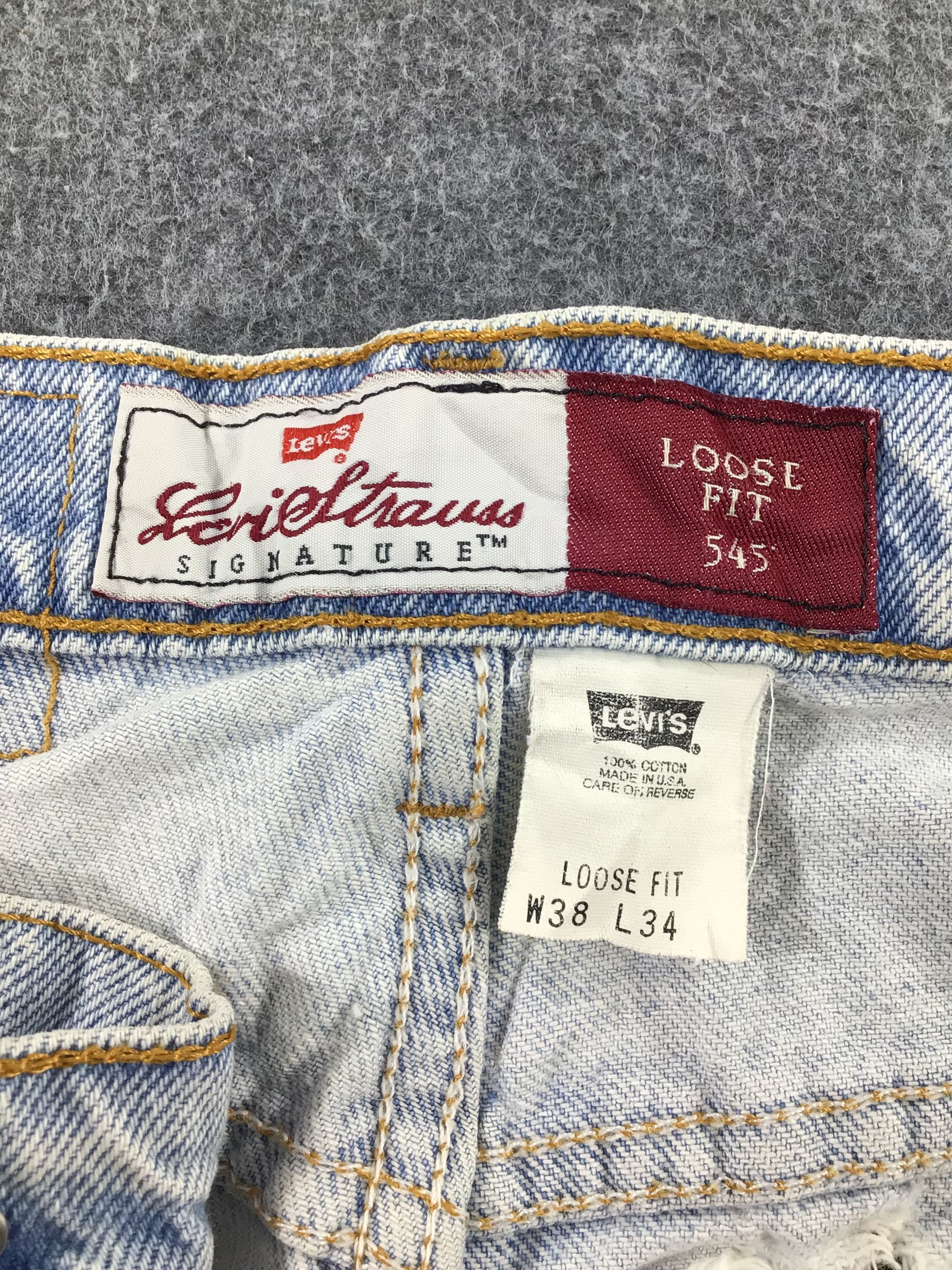 Levi's Vintage Levi's Jeans 545 Loose Fit Light Wash Denim KJ279 Size US 37 - 9 Thumbnail