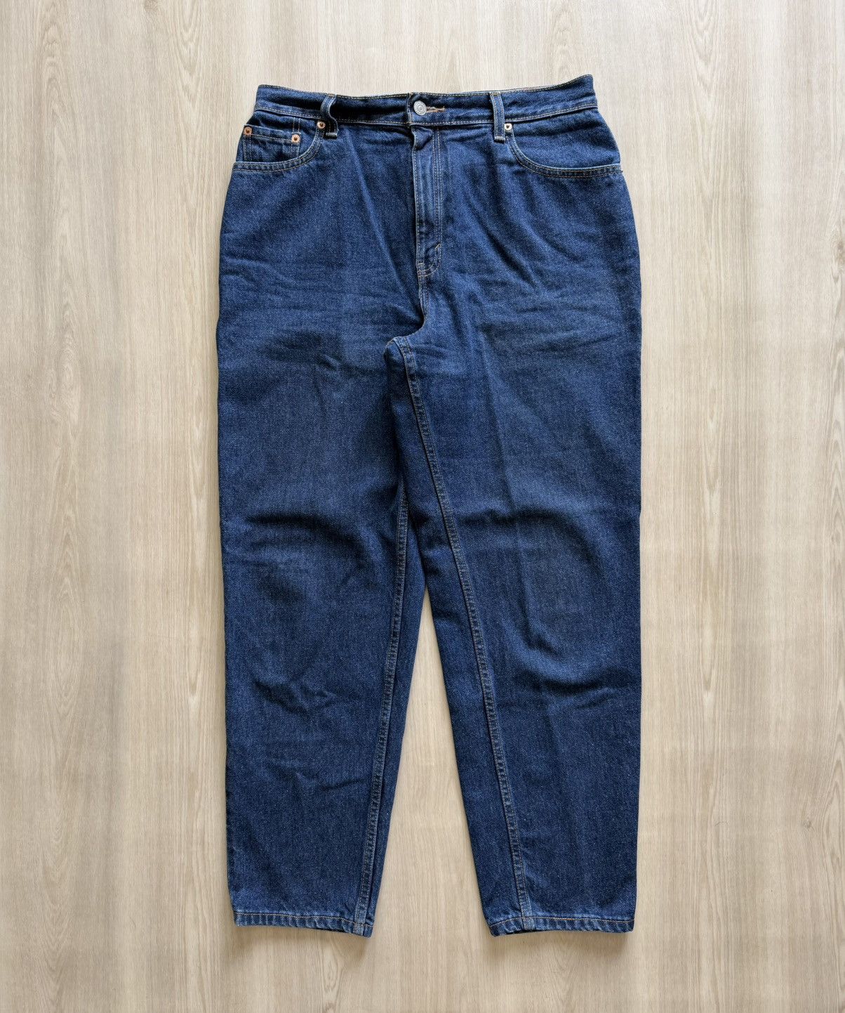 Levi's Vintage Y2K 00 Levis 550 Jeans Relaxed Fit Tapered Sz 12 Reg Size 32" / US 10 / IT 46 - 3 Thumbnail