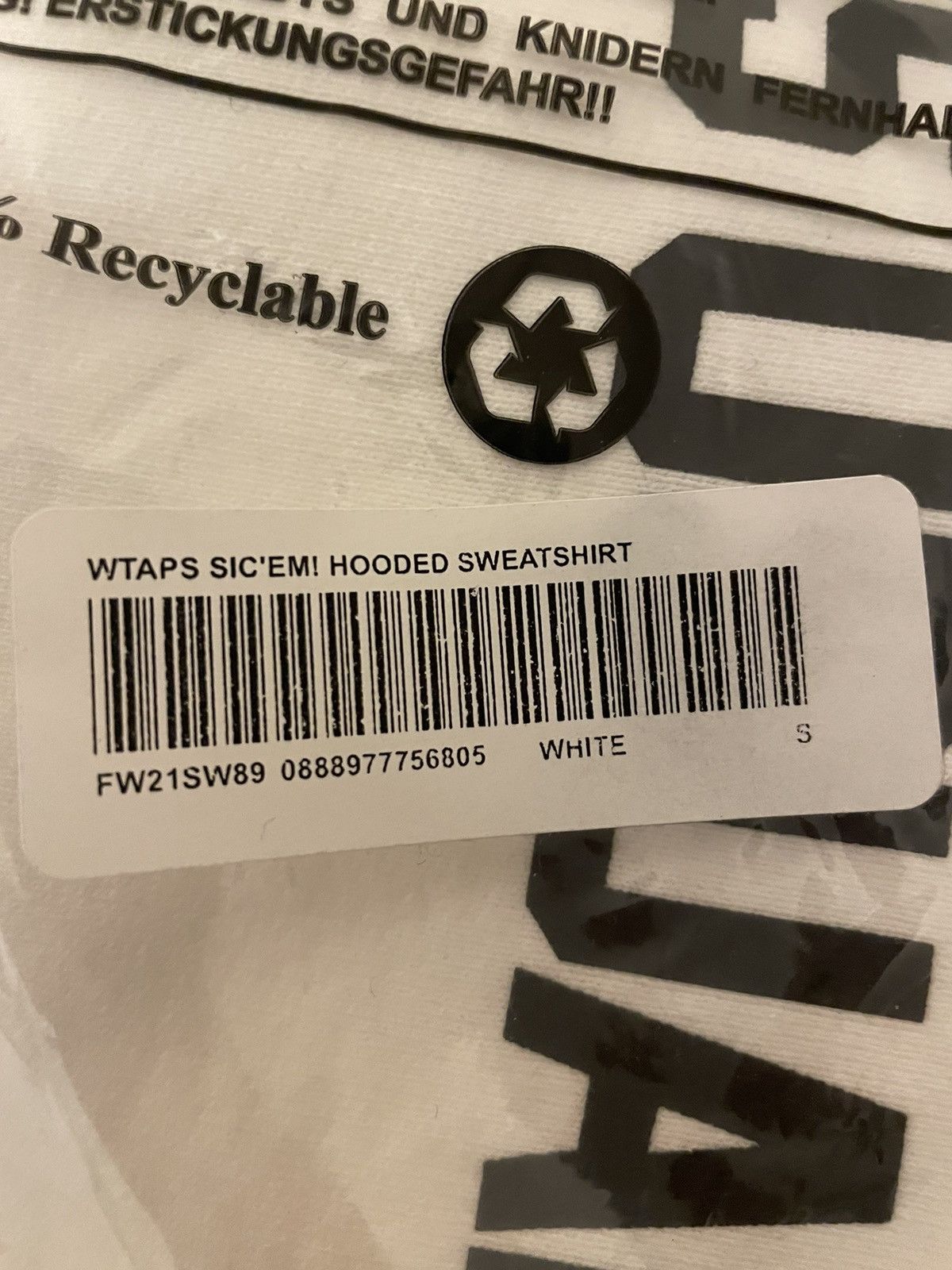 Supreme Supreme WTAPS Sic’em! Hooded Sweatshirt Size US S / EU 44-46 / 1 - 5 Thumbnail
