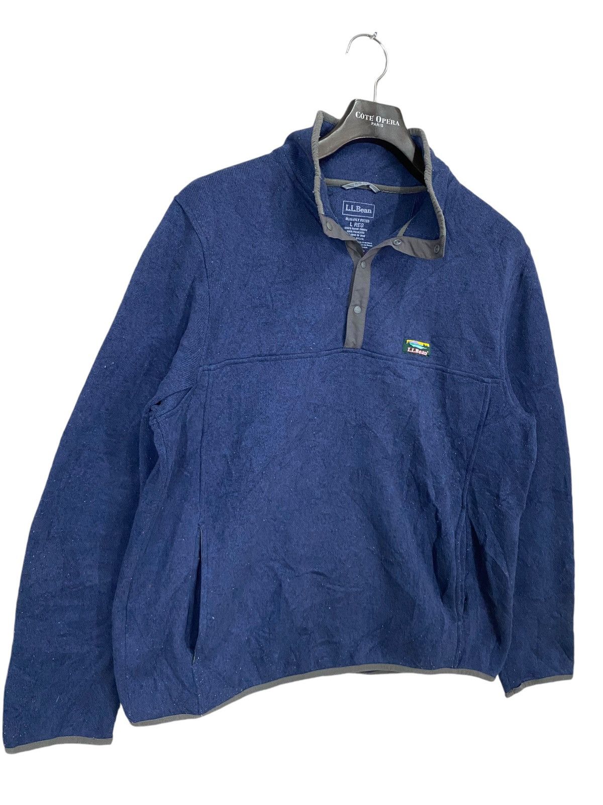 L.L. Bean × Vintage ‼️VINTAGE LL BEAN SWEATER HALF BUTTON Size US L / EU 52-54 / 3 - 4 Thumbnail