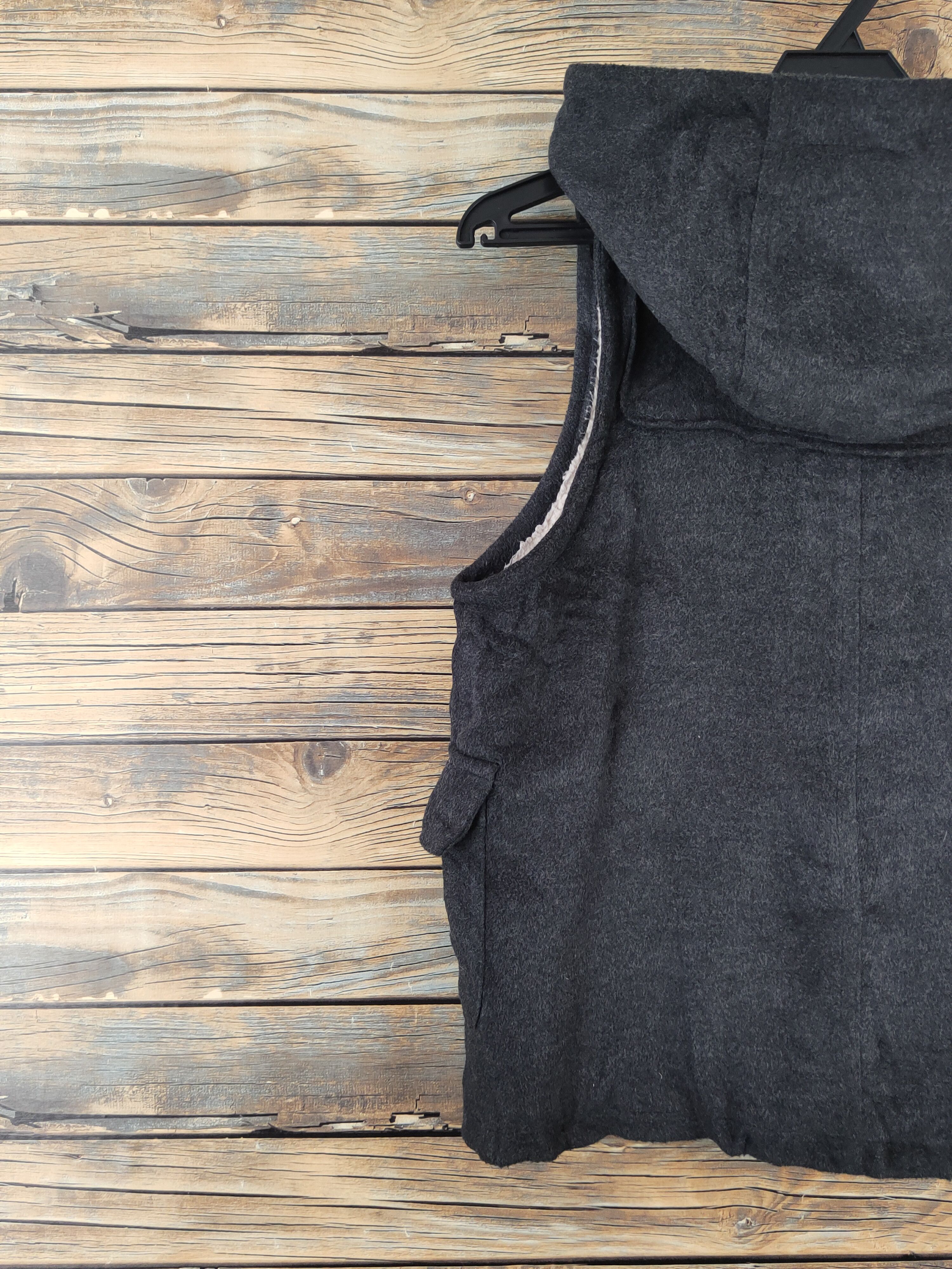Japanese Brand × Vintage Vintage 💥 Sodalite Black Hoodie Toggle Vests Size S / US 4 / IT 40 - 8 Thumbnail