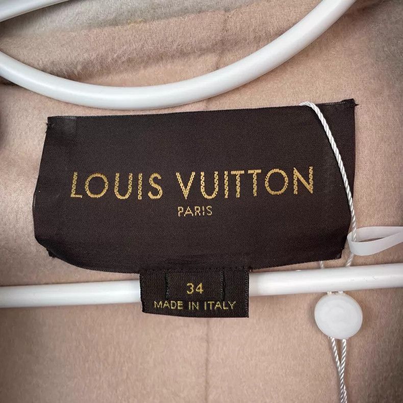 Louis Vuitton Louis Vuitton Beige hooded cloak coat Size XXS / US 00 / IT 34 - 9 Thumbnail