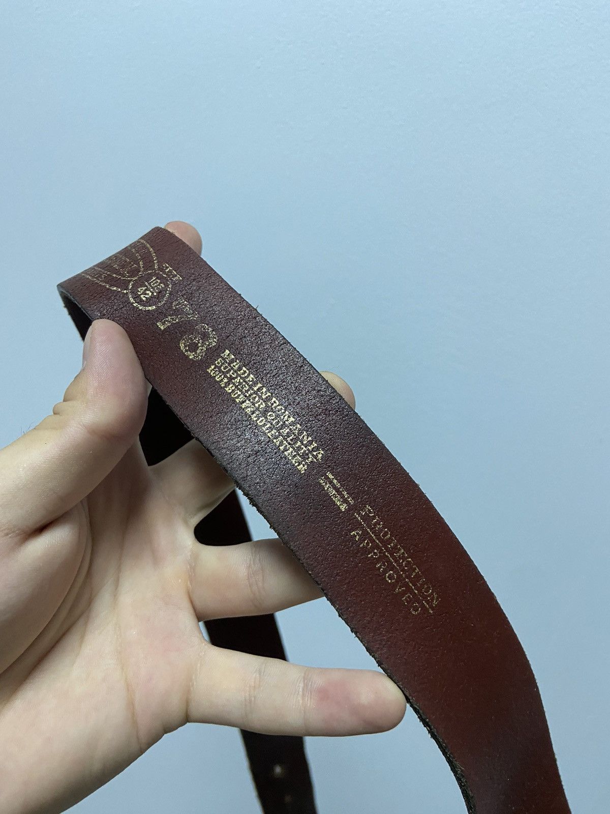 Diesel × Vintage Diesel Belt Vintage 100% Leather Avant Garde Y2K Style Logo Size ONE SIZE - 8 Thumbnail