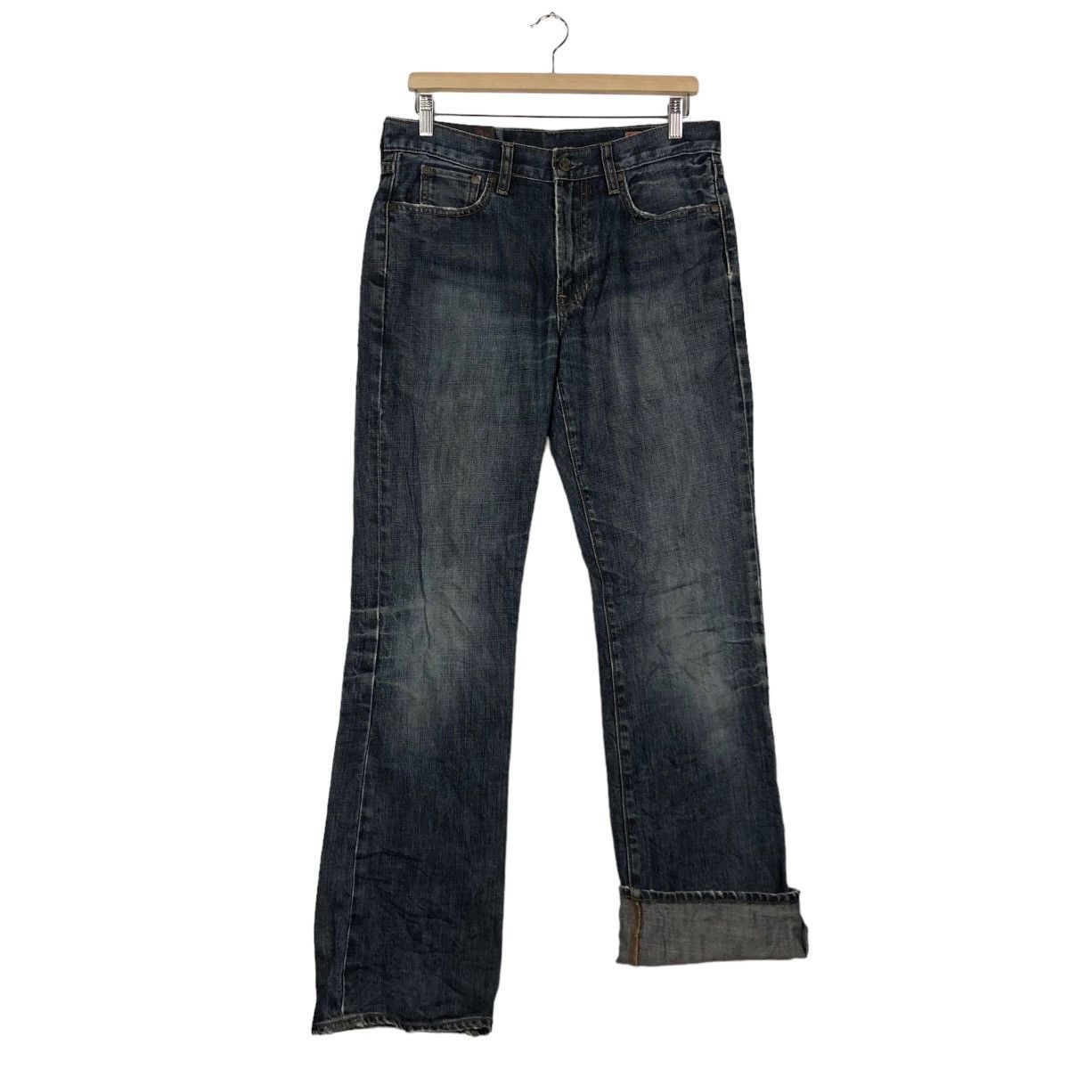 Japanese Brand Rare Punk Design Distressed DenimJeans Gap 1969 IsseyMiyake Size US 32 / EU 48 - 9 Thumbnail