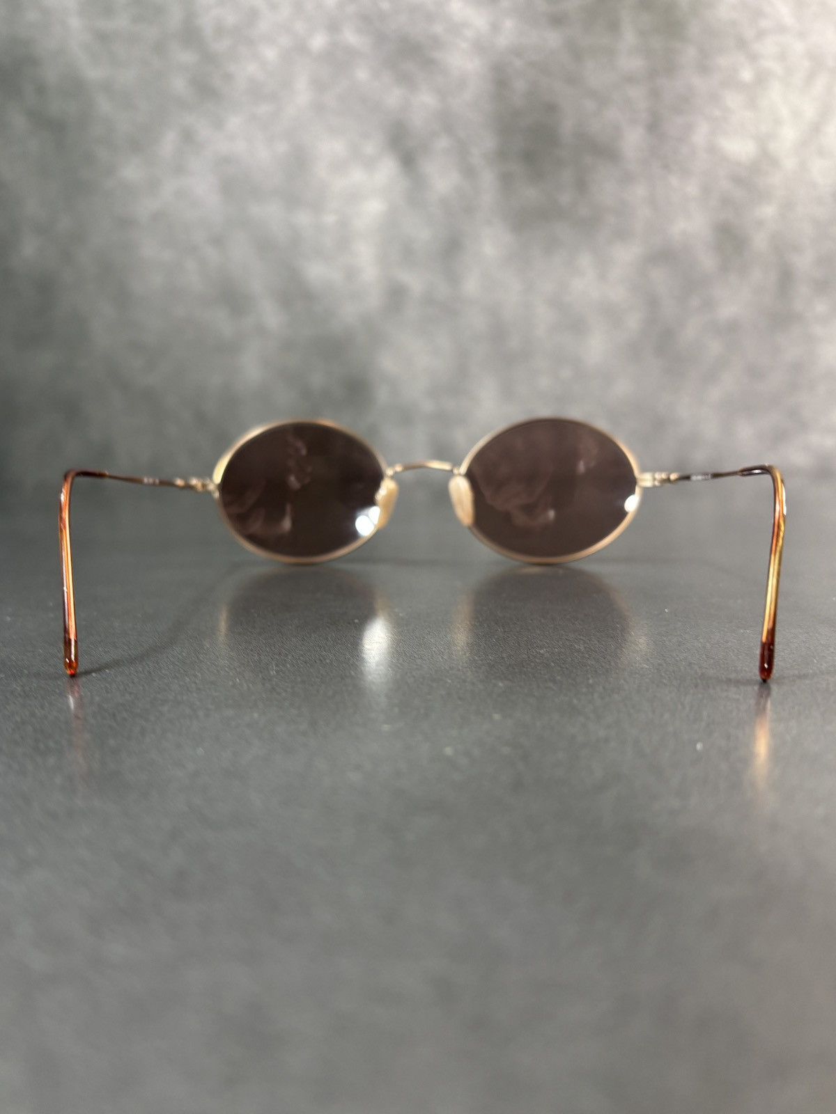 Giorgio Armani 1990s Giorgio Armani Sunglasses 642 Vintage Oval Old Money Size ONE SIZE - 13 Thumbnail