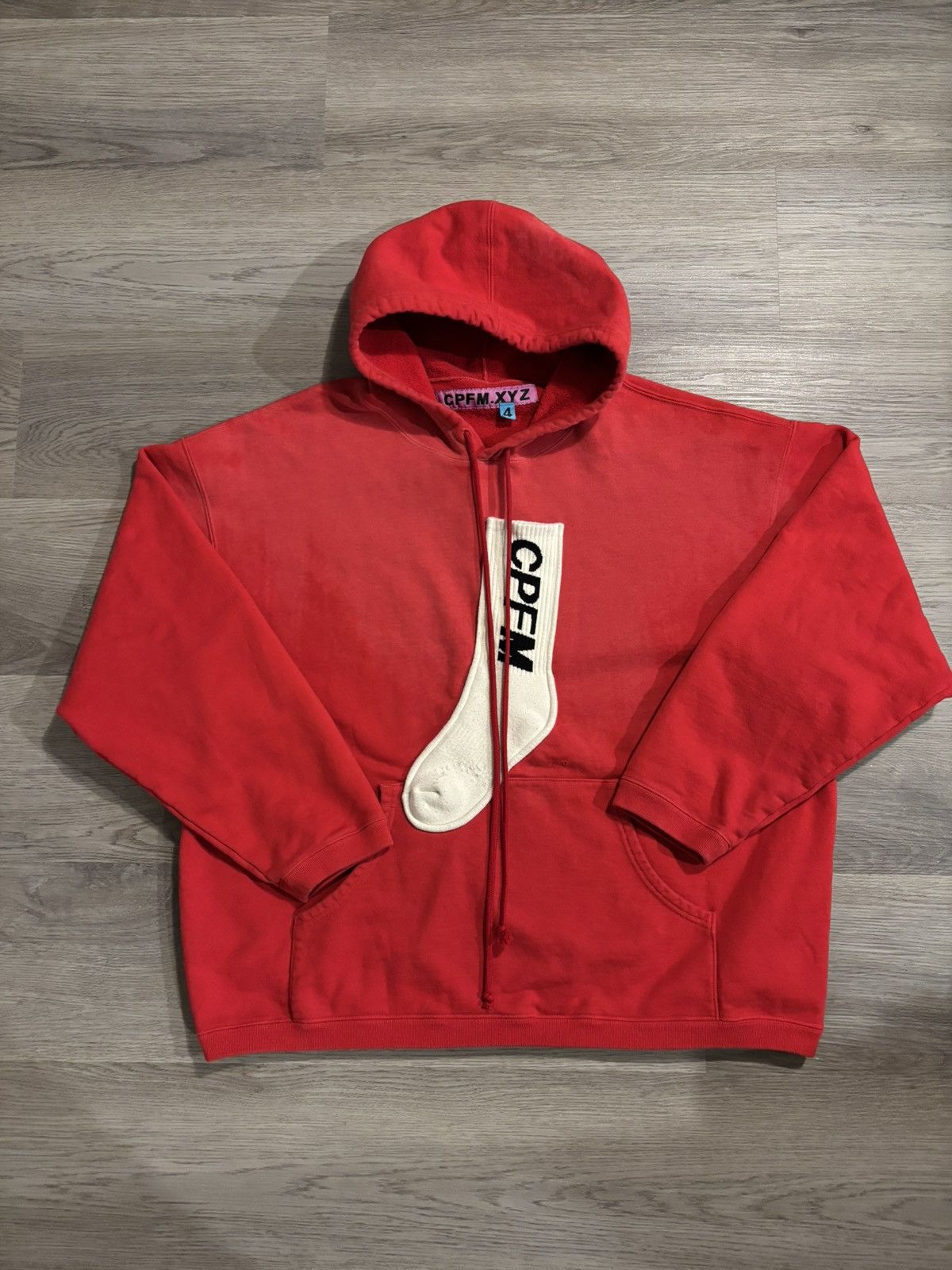 トップス cpfm hoodie red Cactus Plant Flea Market Cactus Plant Flea Market Sock