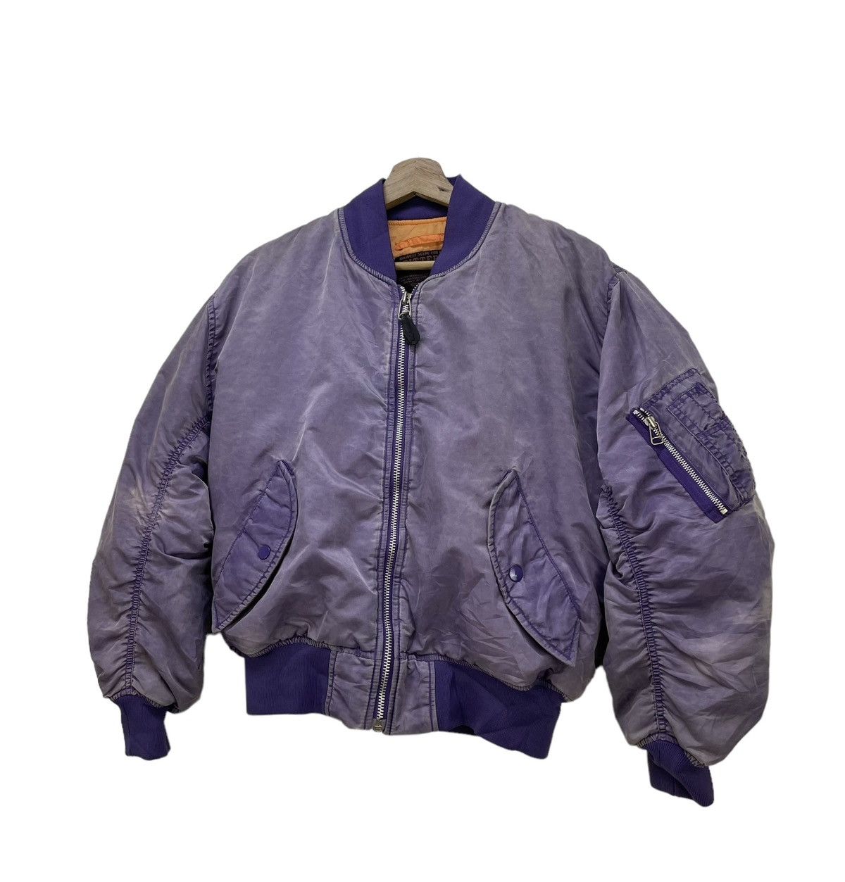 Japanese Brand Vtg Bomber MA1 Greastest Scene For Mind Us Army Jacket Size US M / EU 48-50 / 2 - 1 Thumbnail
